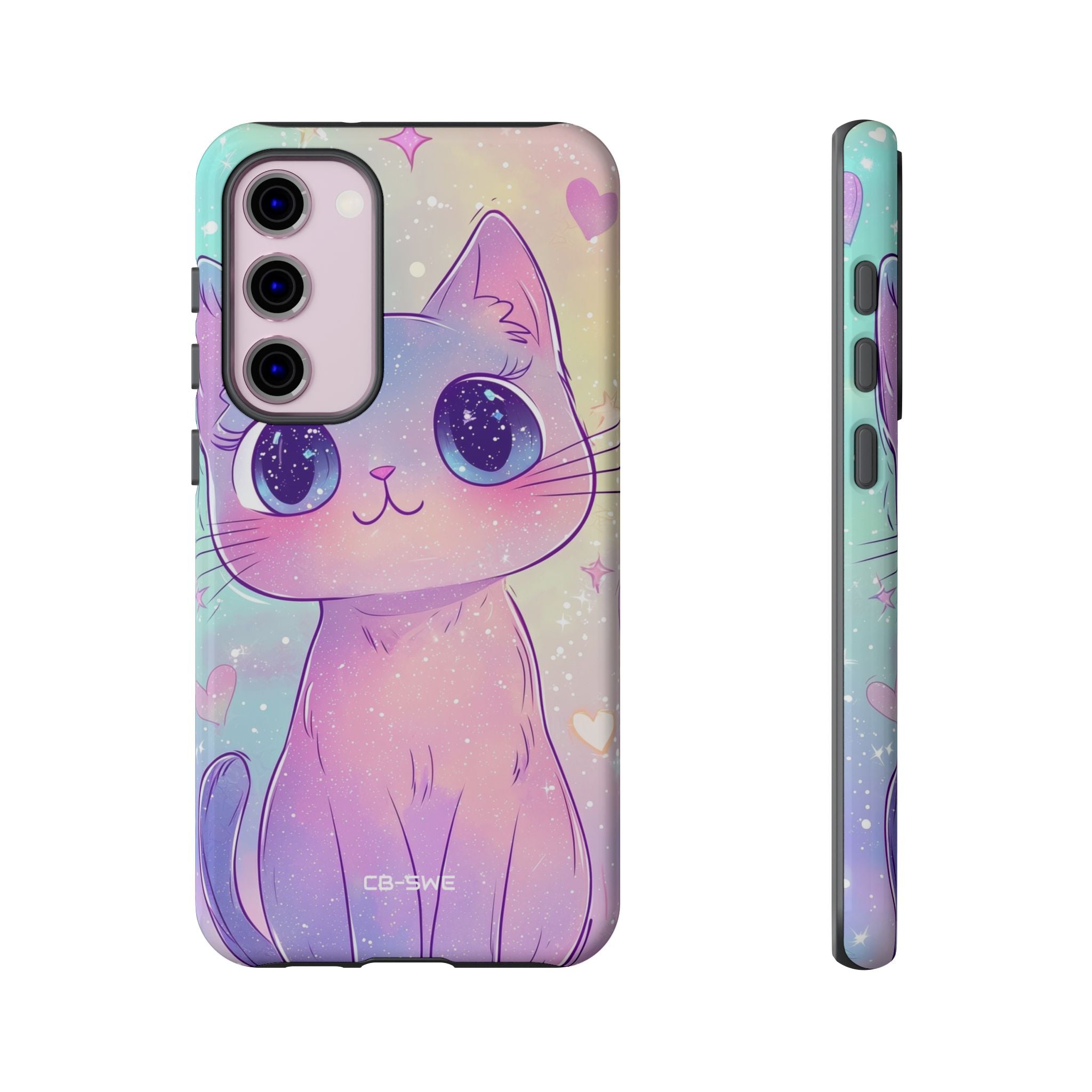 Sparkling Cat Smiles - Samsung Case