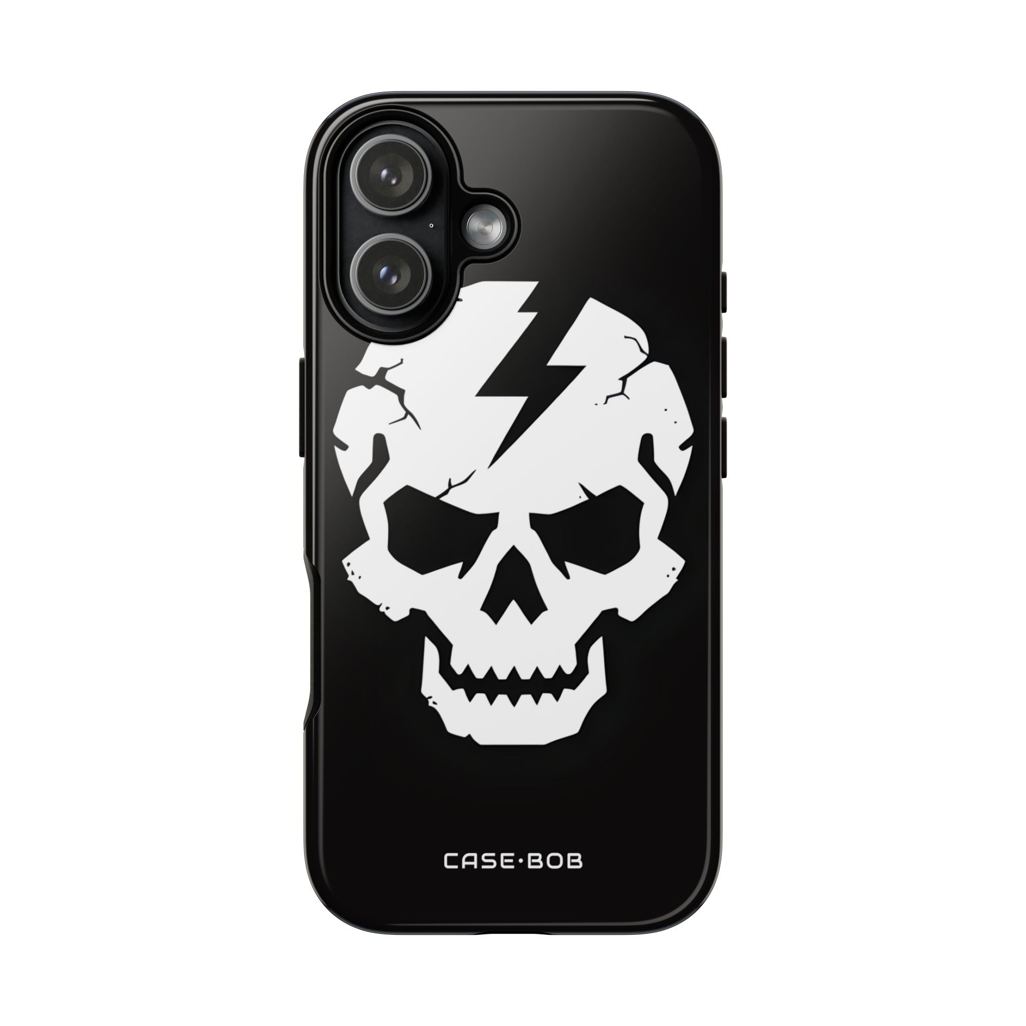 Lightning Skull iPhone 17 Case - Tough