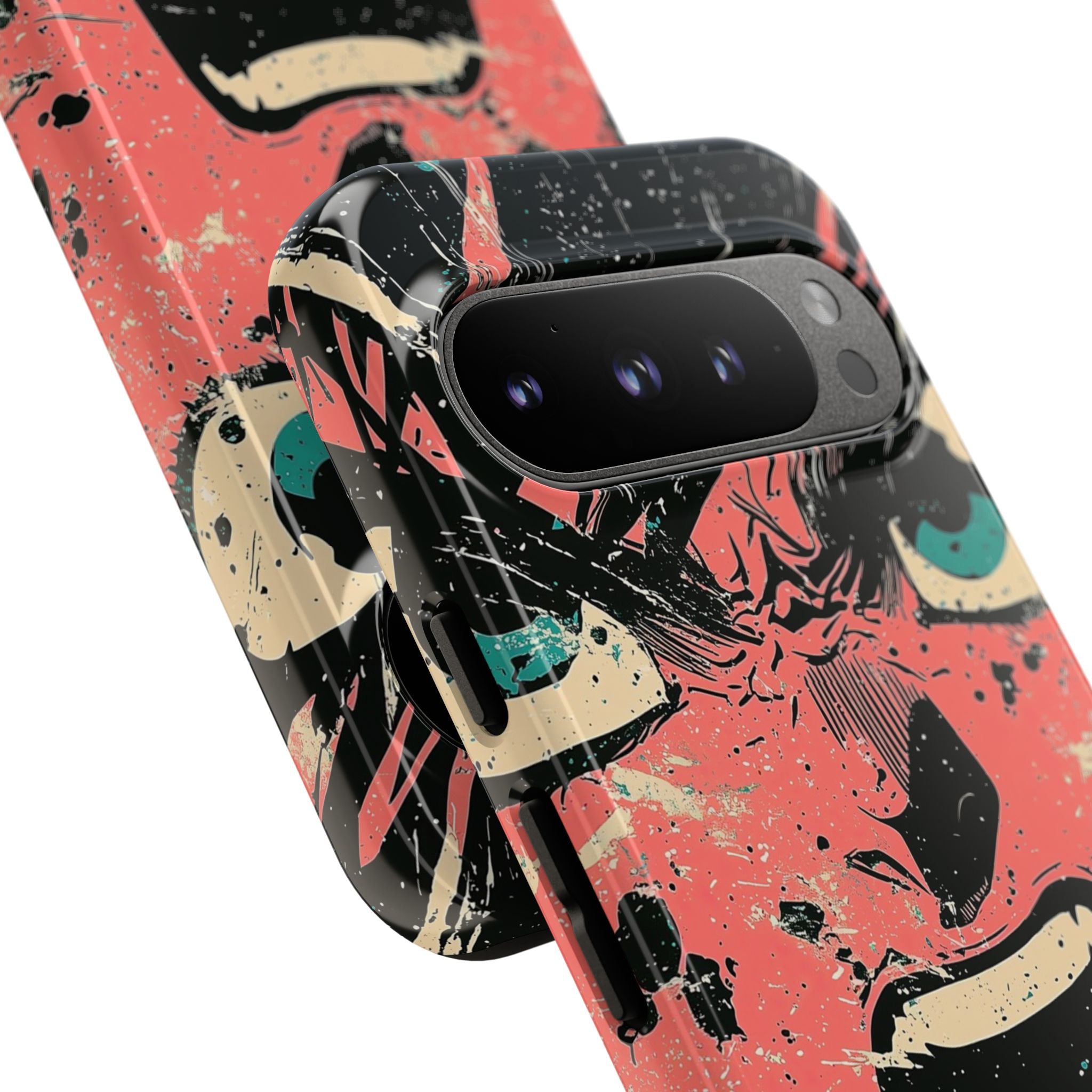 Screaming Face Pink Google Pixel 9 Pro Case - Tough