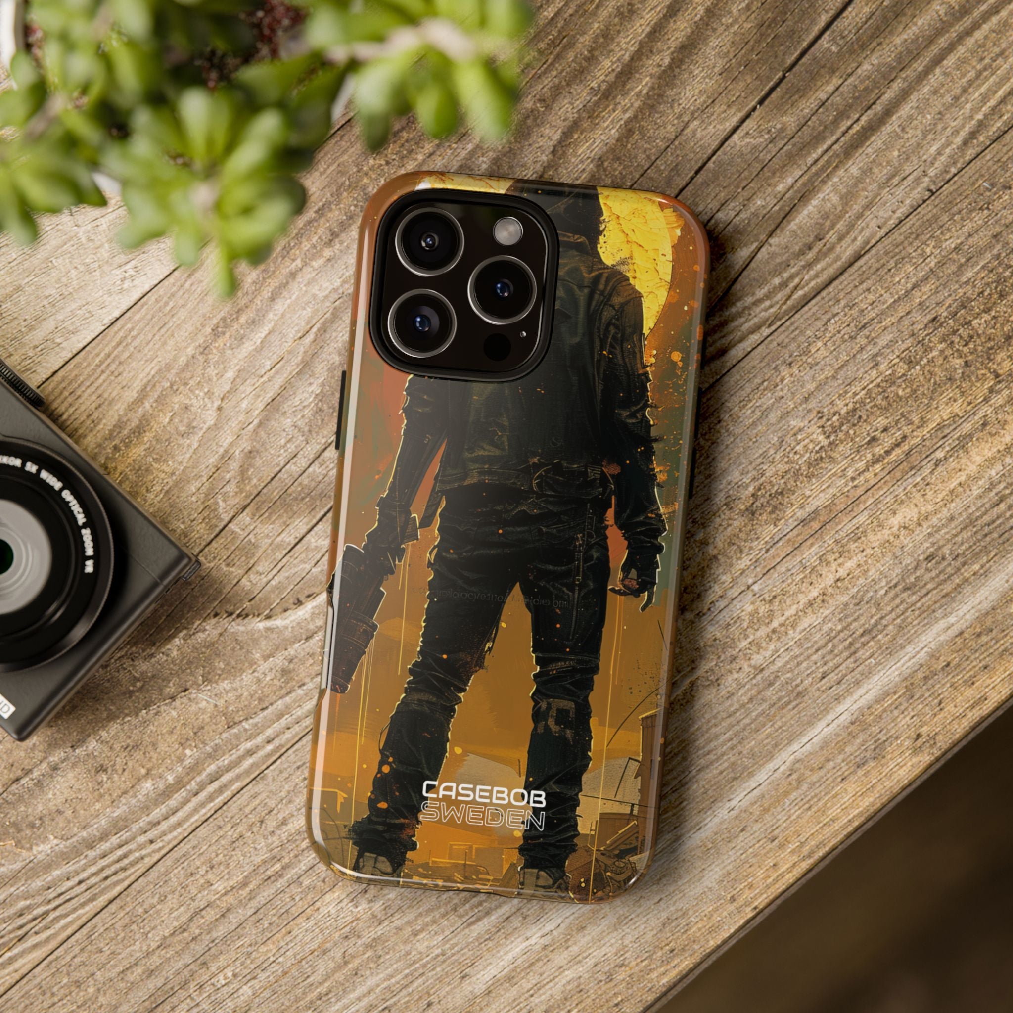 Crimson Fallout Horizon iPhone 16 - Tough