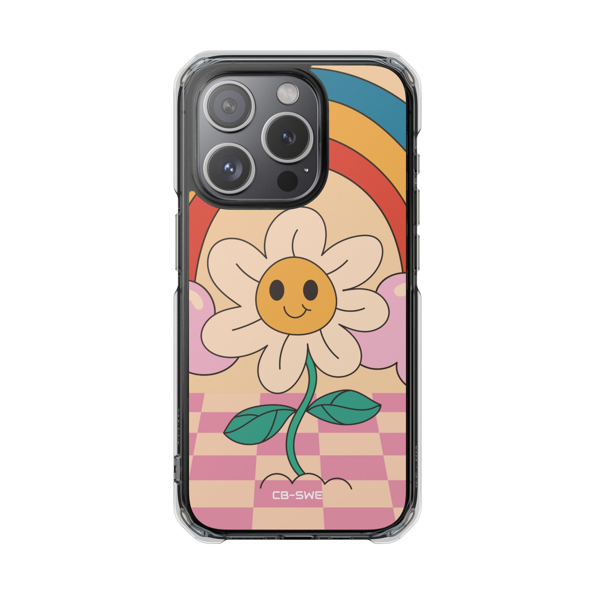 Joyful Retro Bloom iPhone Case - Impact