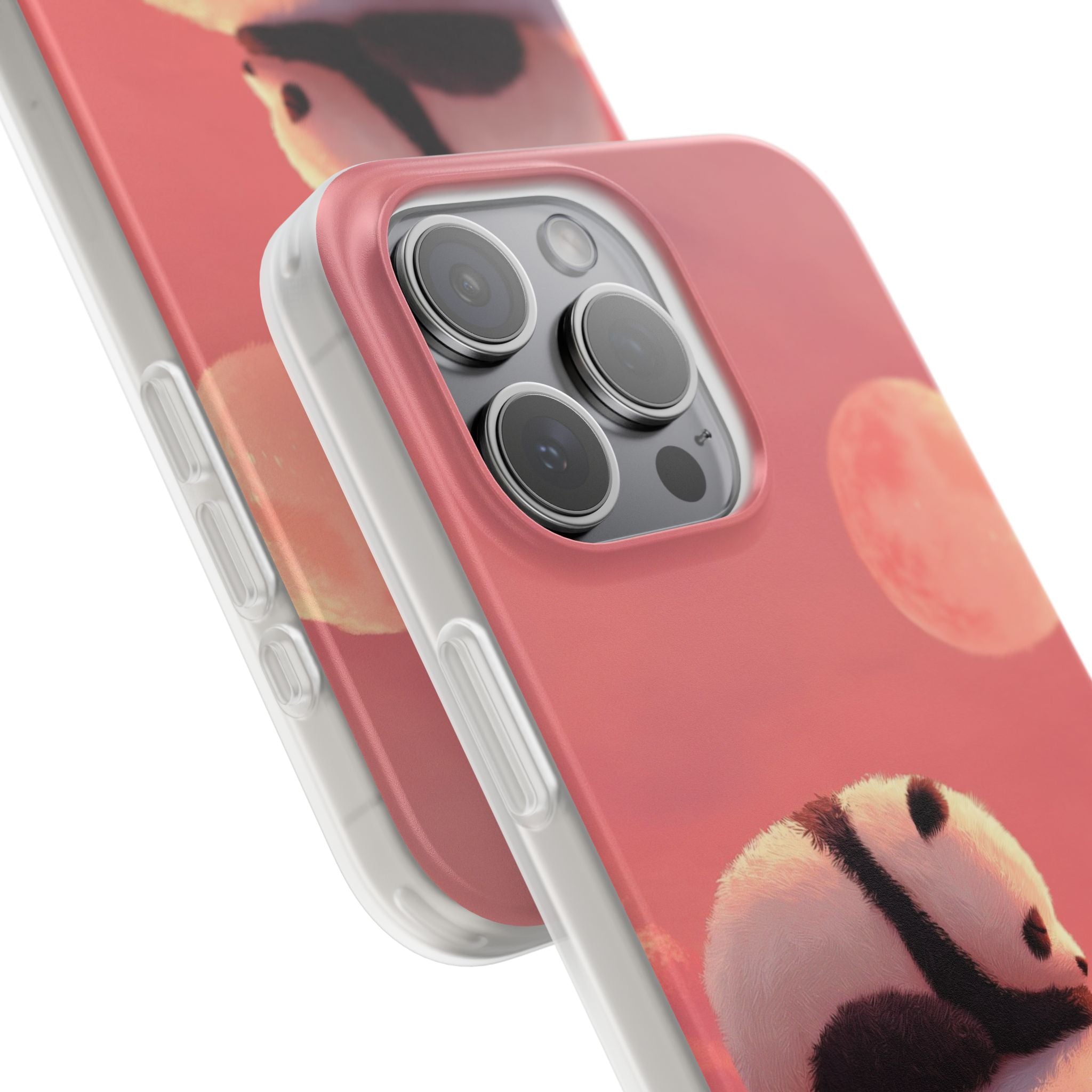 Panda Moonbeam iPhone 15 Pro Max Case - Soft