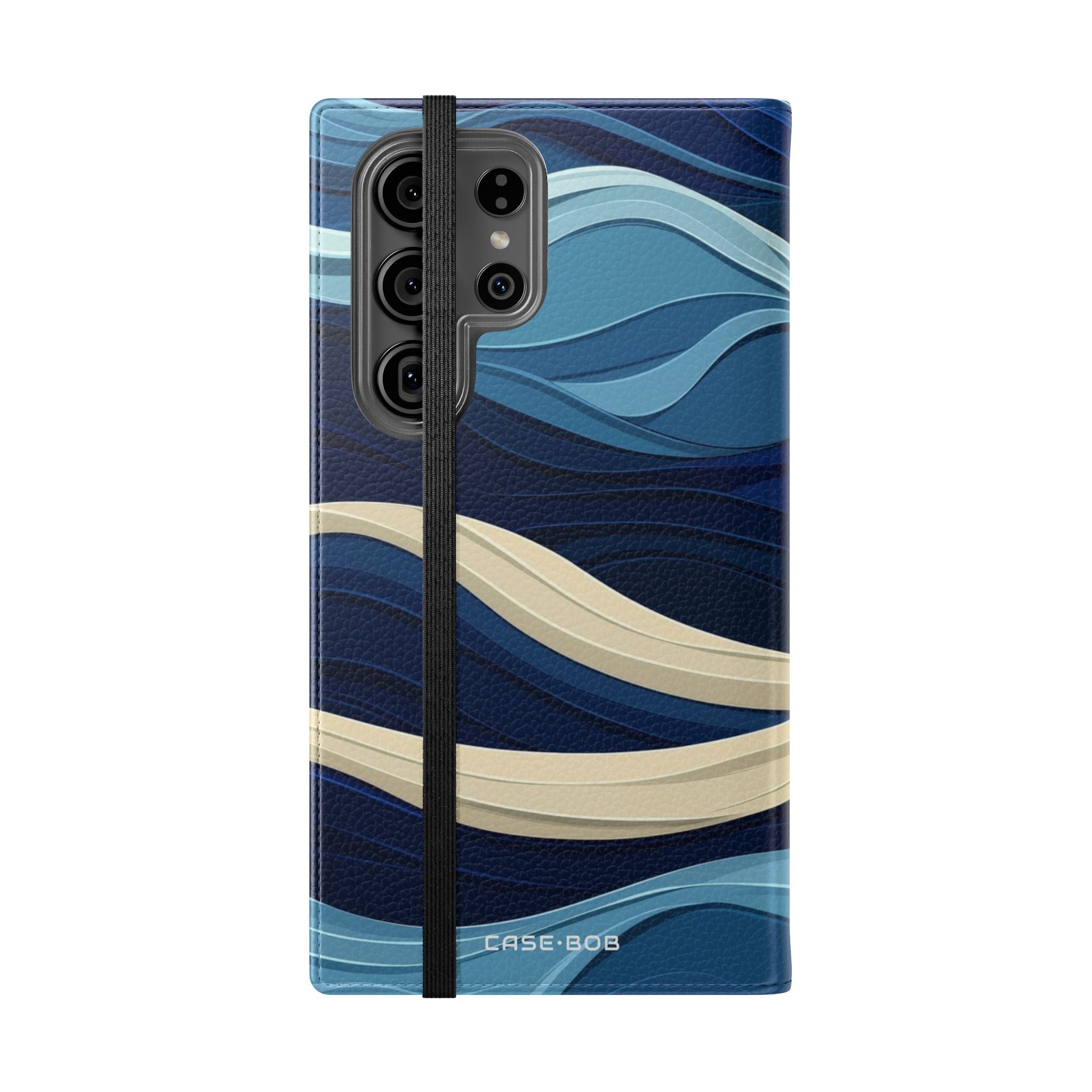 Blue Wave Flow - Samsung S23 Ultra Case - Wallet