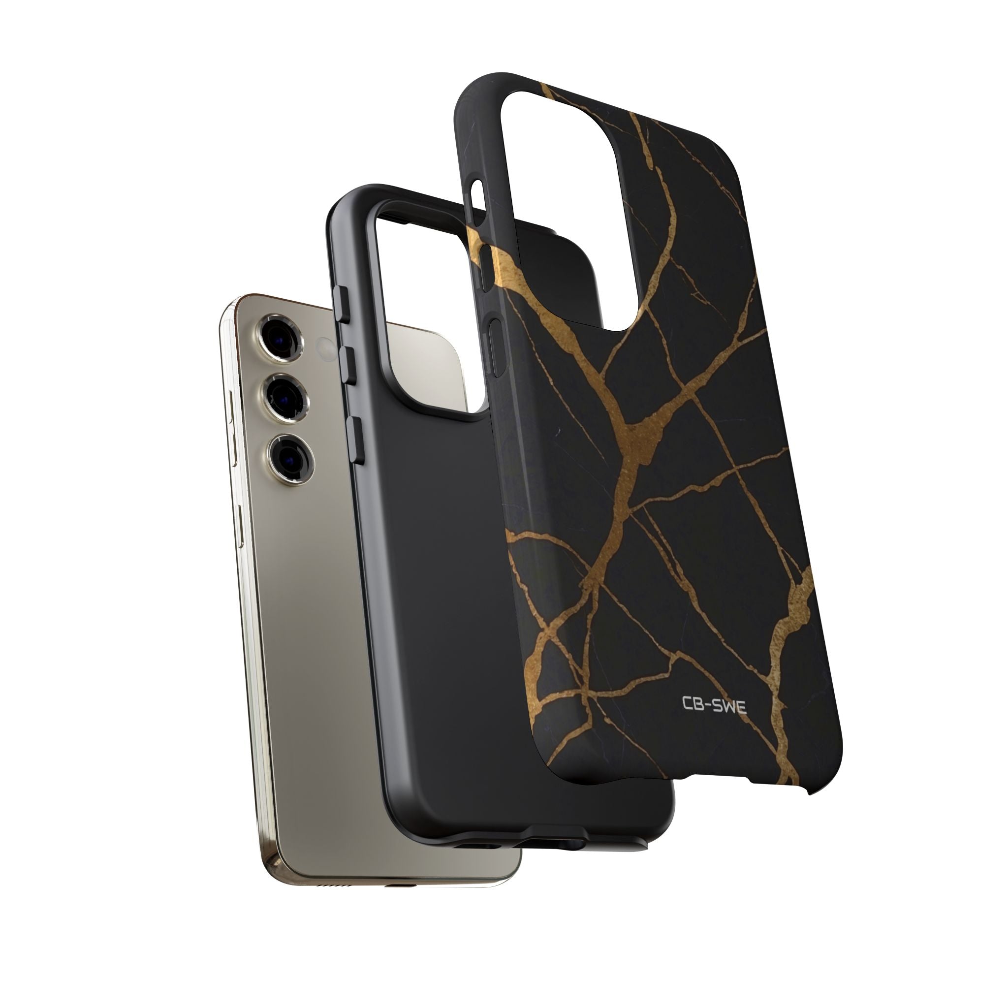 Golden Veins Twist - Samsung Case