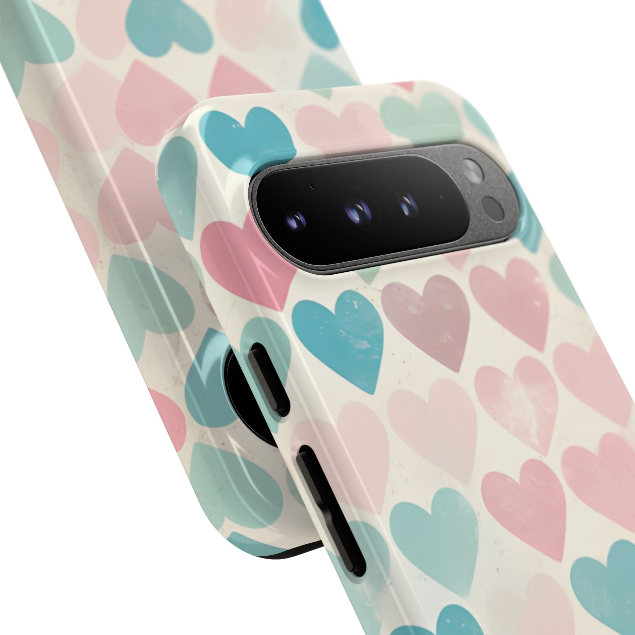 Retro Hearts Symmetry - Google Pixel Case