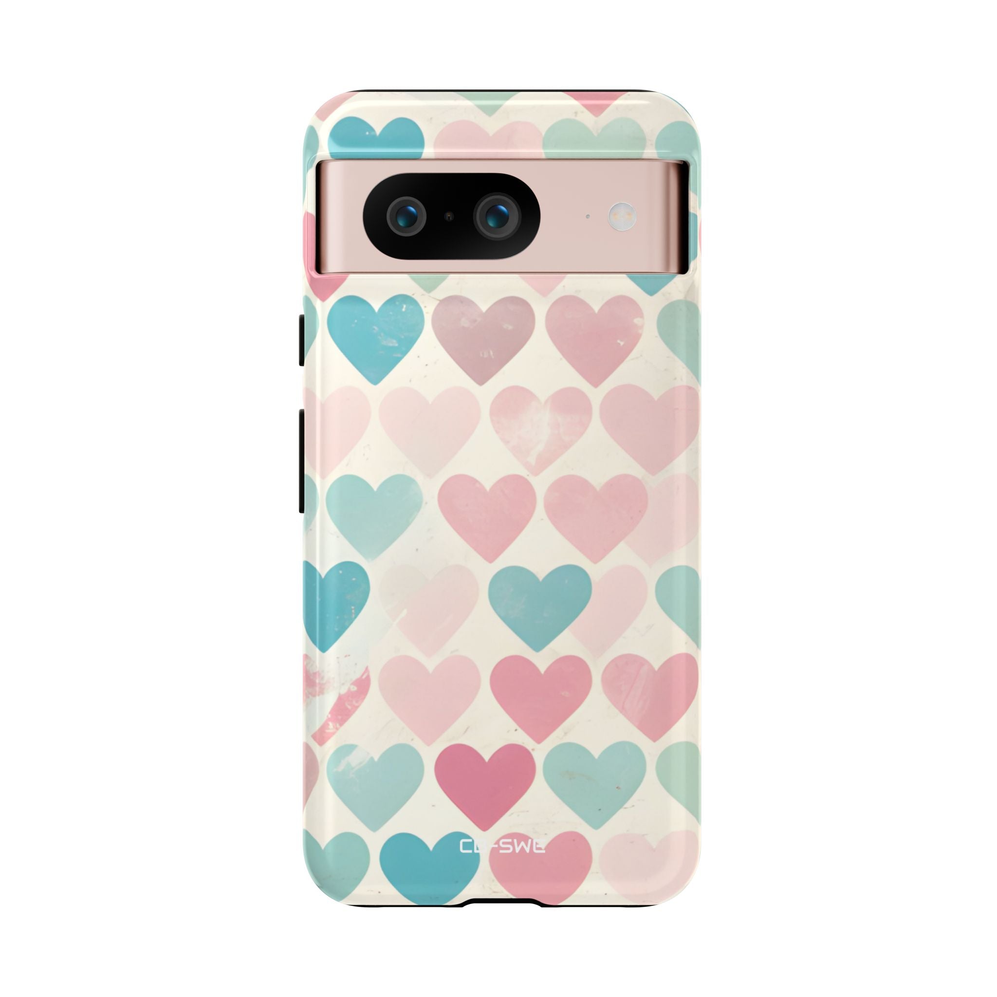 Retro Hearts Symmetry - Google Pixel Case