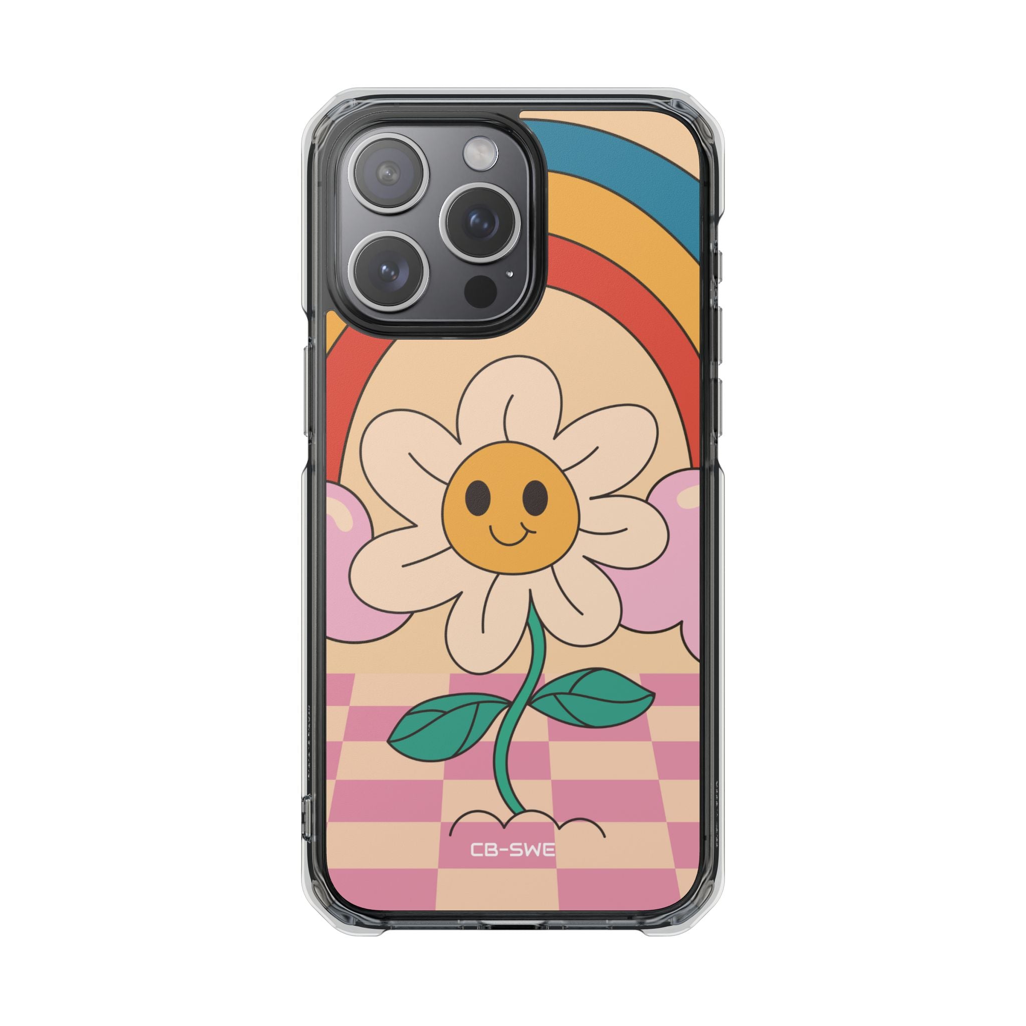Joyful Retro Bloom iPhone Case - Impact