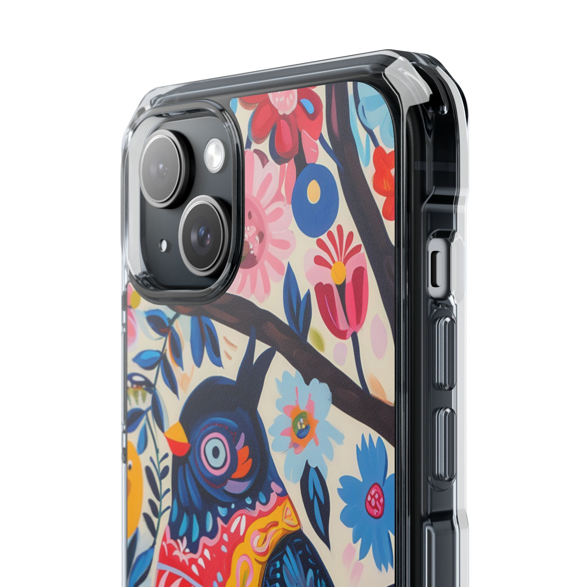Owl Bloom iPhone 15 Plus Case - Impact