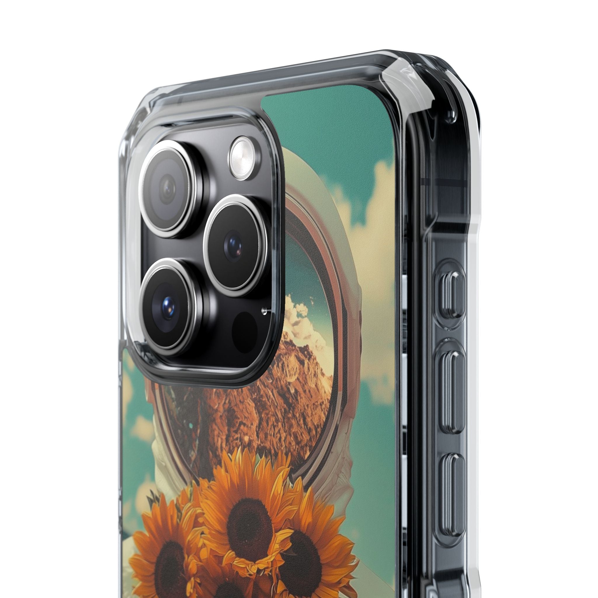 Sunflower Astronaut iPhone 15 Pro Case - Impact