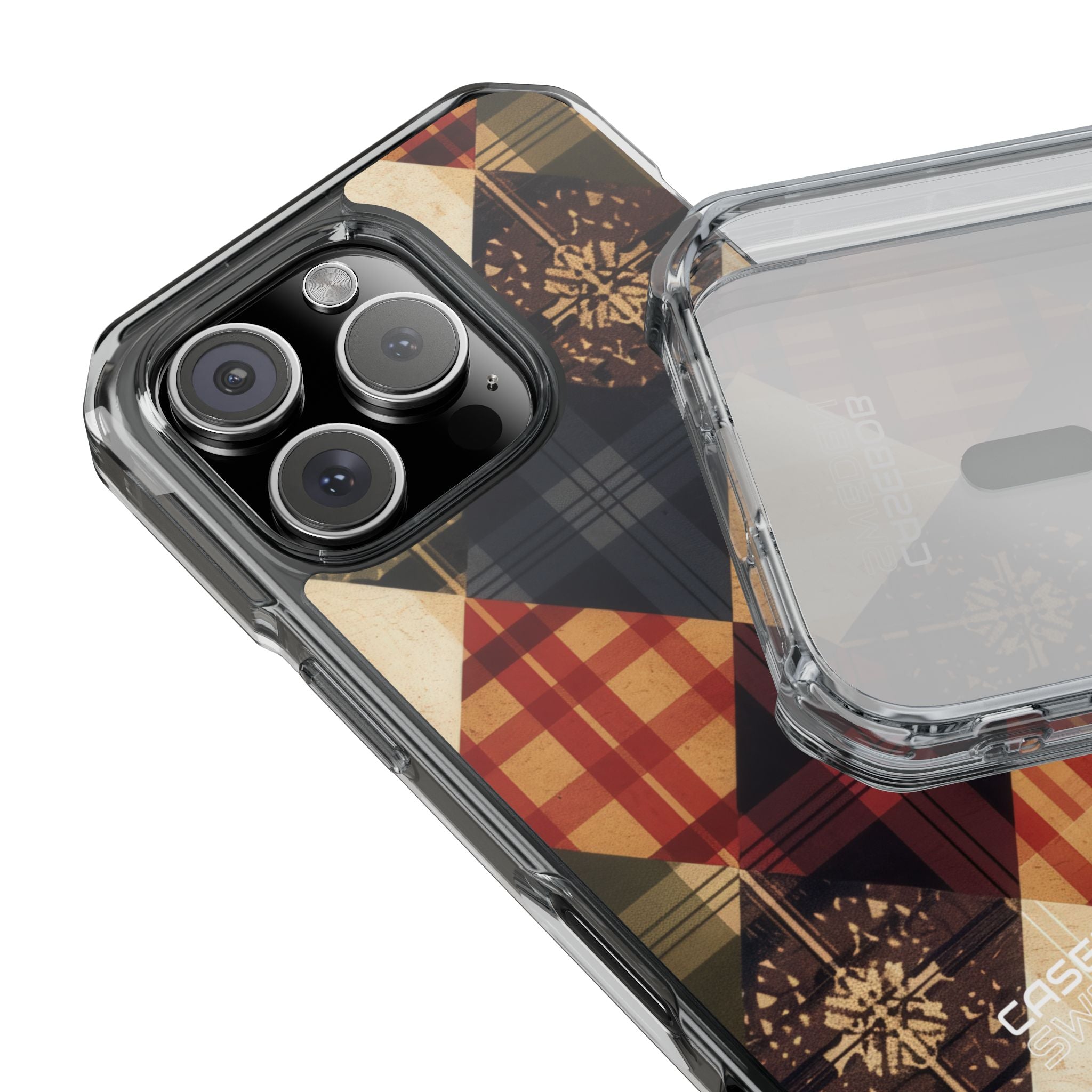 Rustic Quilt Charm iPhone 16 - Impact Clear+