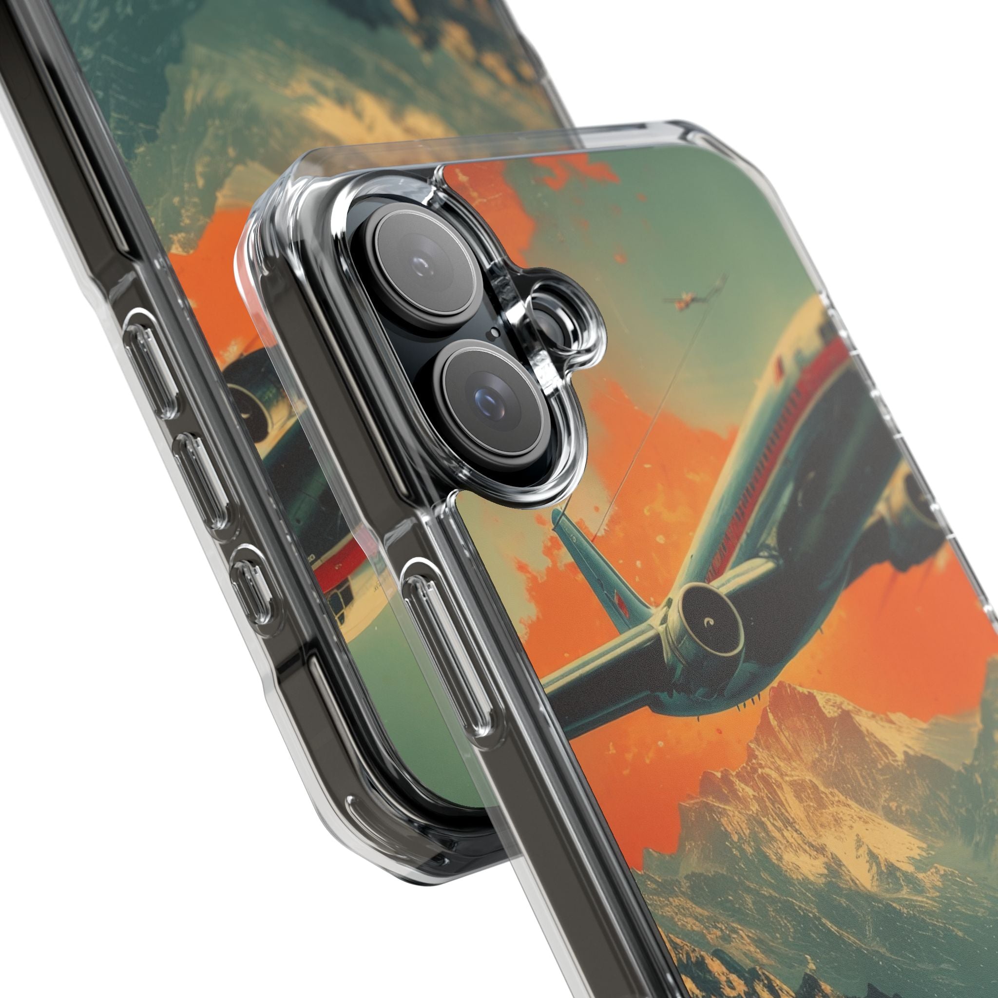 Soaring Mountain Flight iPhone 16 - Impact Clear+