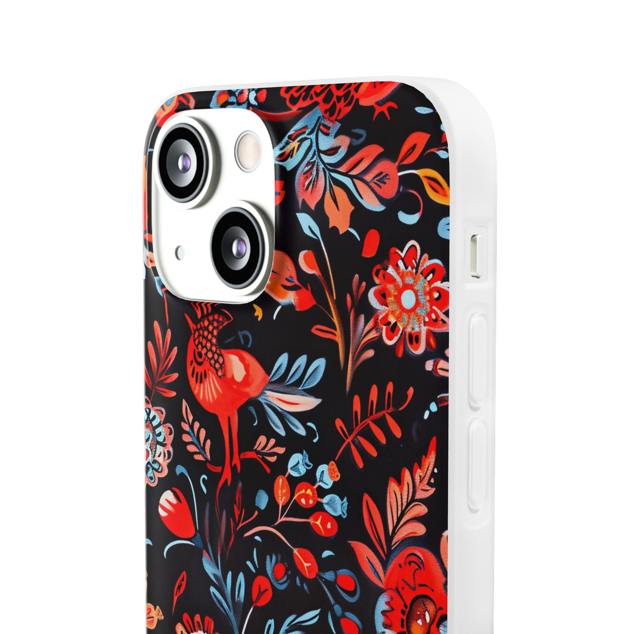 Vivid Birdscape iPhone 13 mini Case - Soft