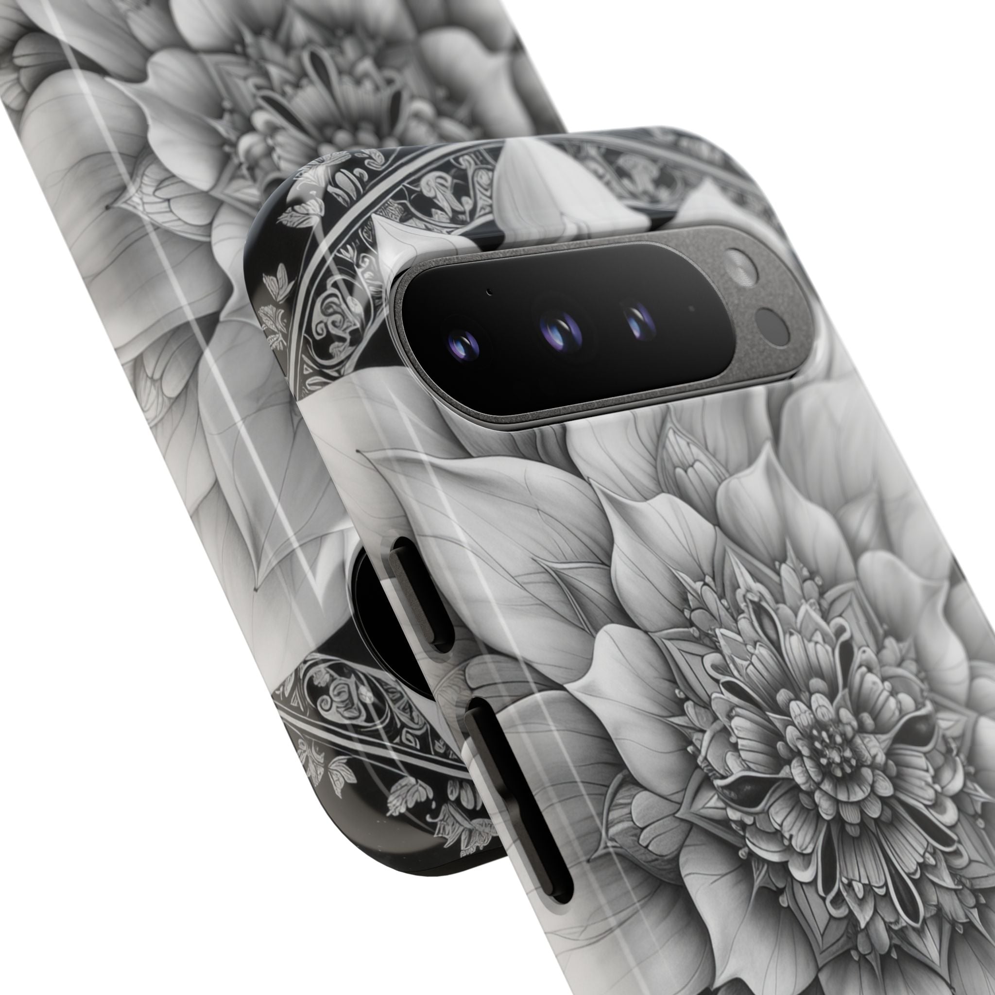 Cosmic Floral Mandala Google Pixel 9 - Tough