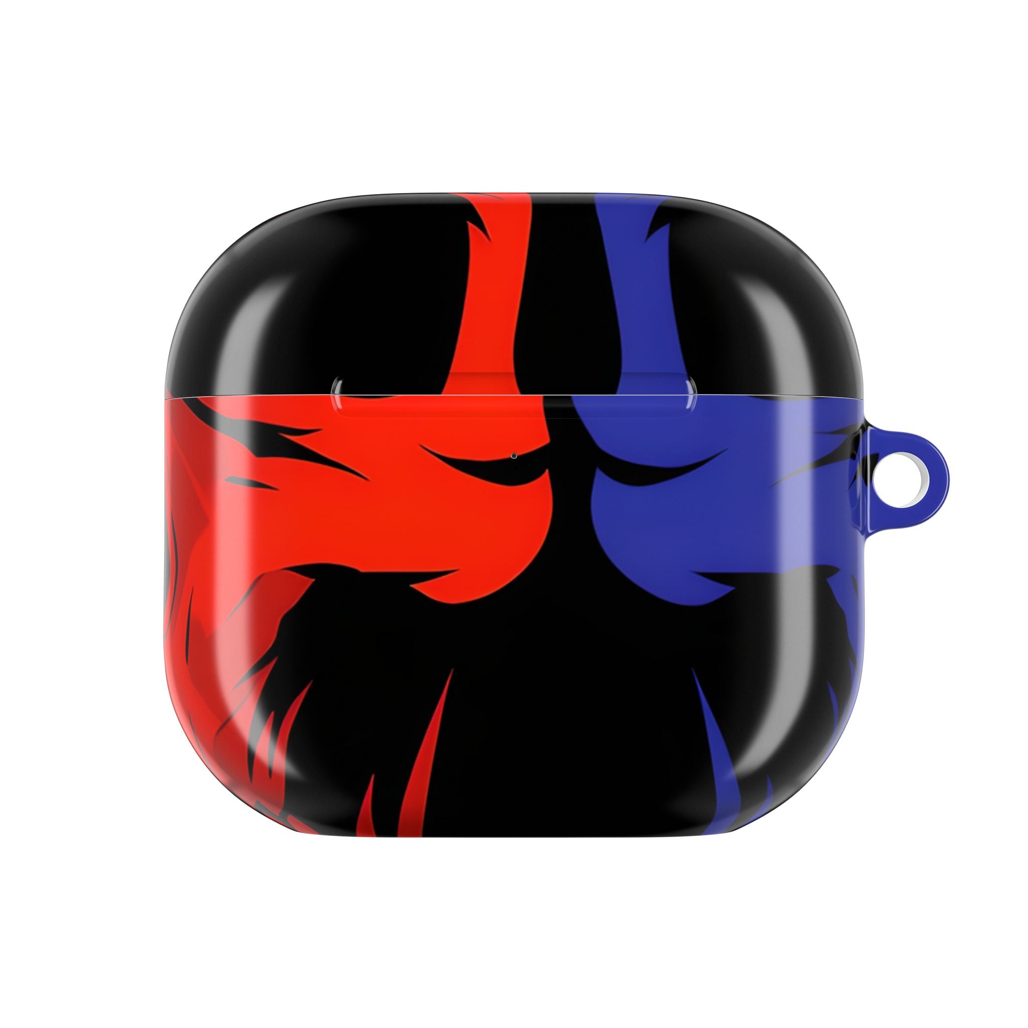 Dual Skulls RedBlue - AirPods Case