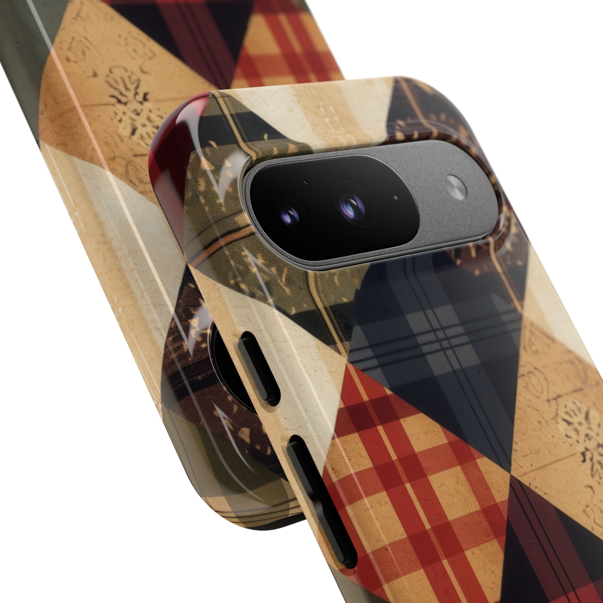 Rustic Quilt Charm Google Pixel 9 - Tough