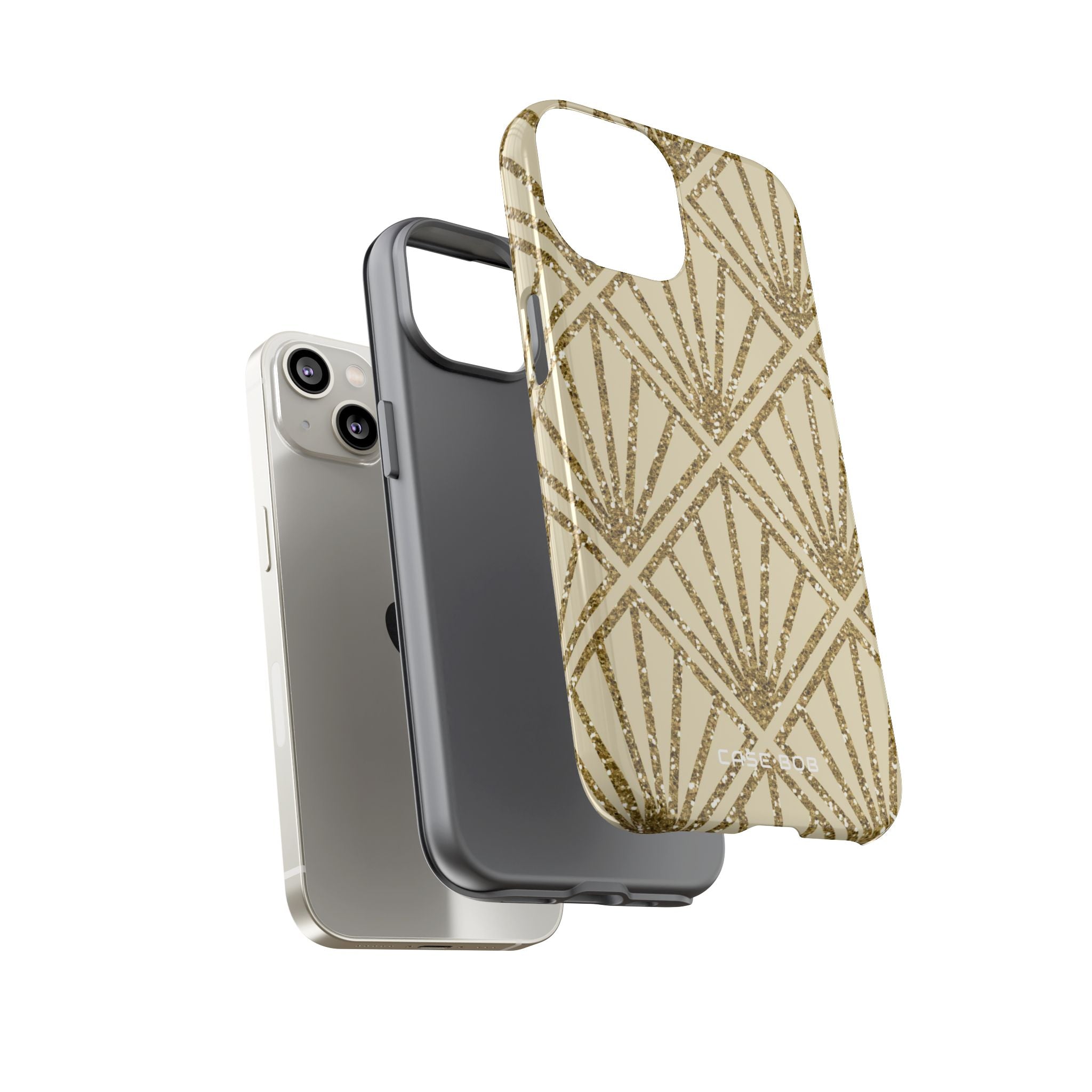 Gold Diamond Radiance iPhone 14 Case - Tough