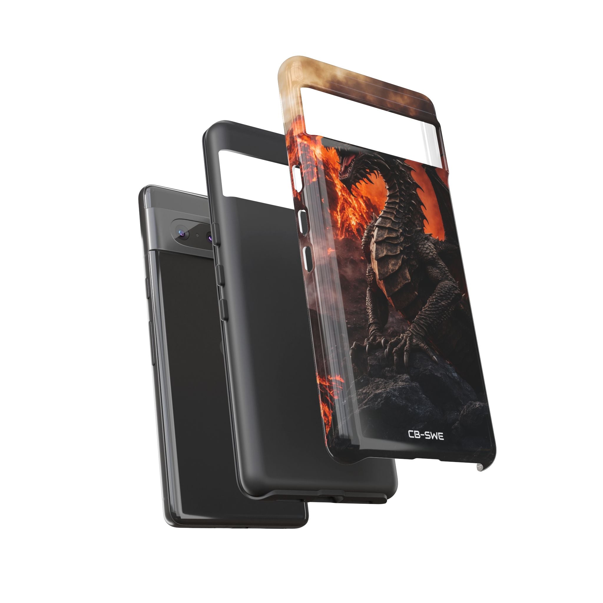 Fiery Dragon Soars - Google Pixel Case
