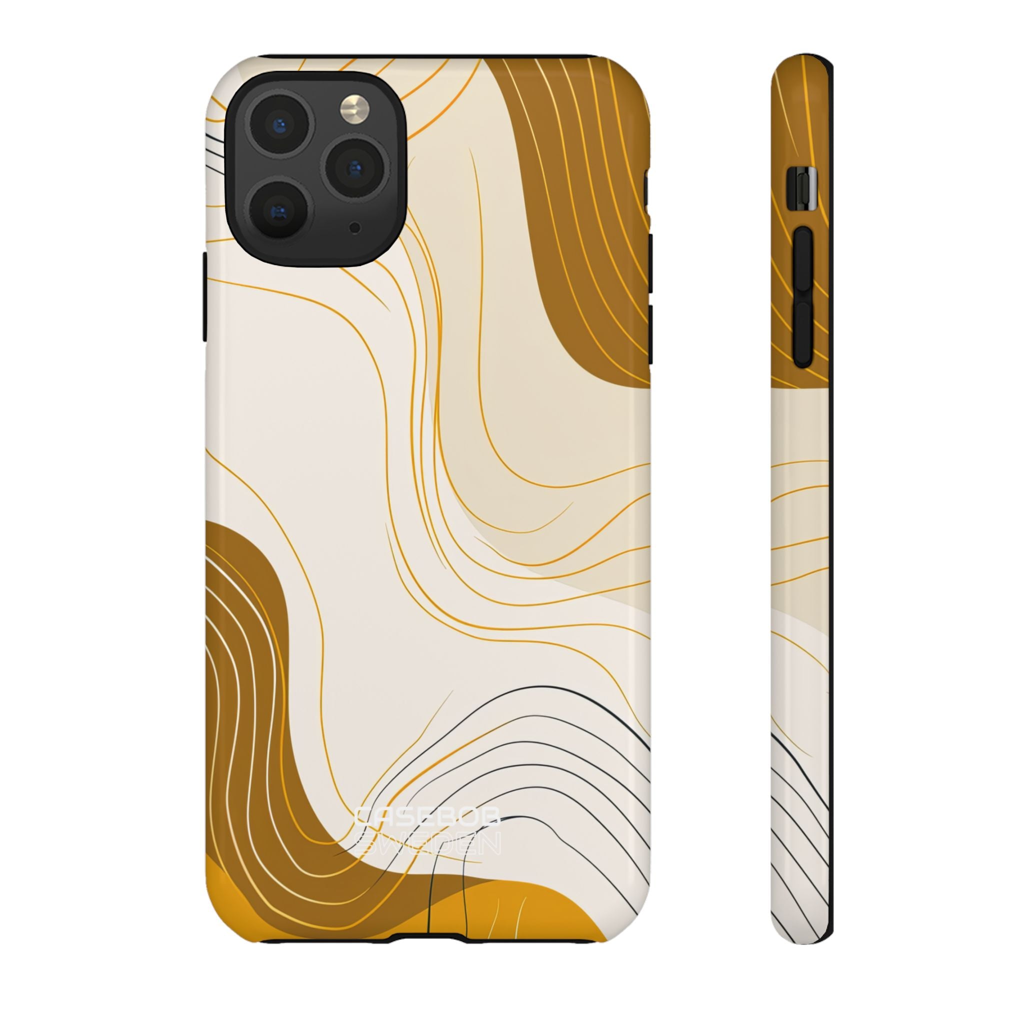 Golden Flow Lines iPhone 11 - Tough