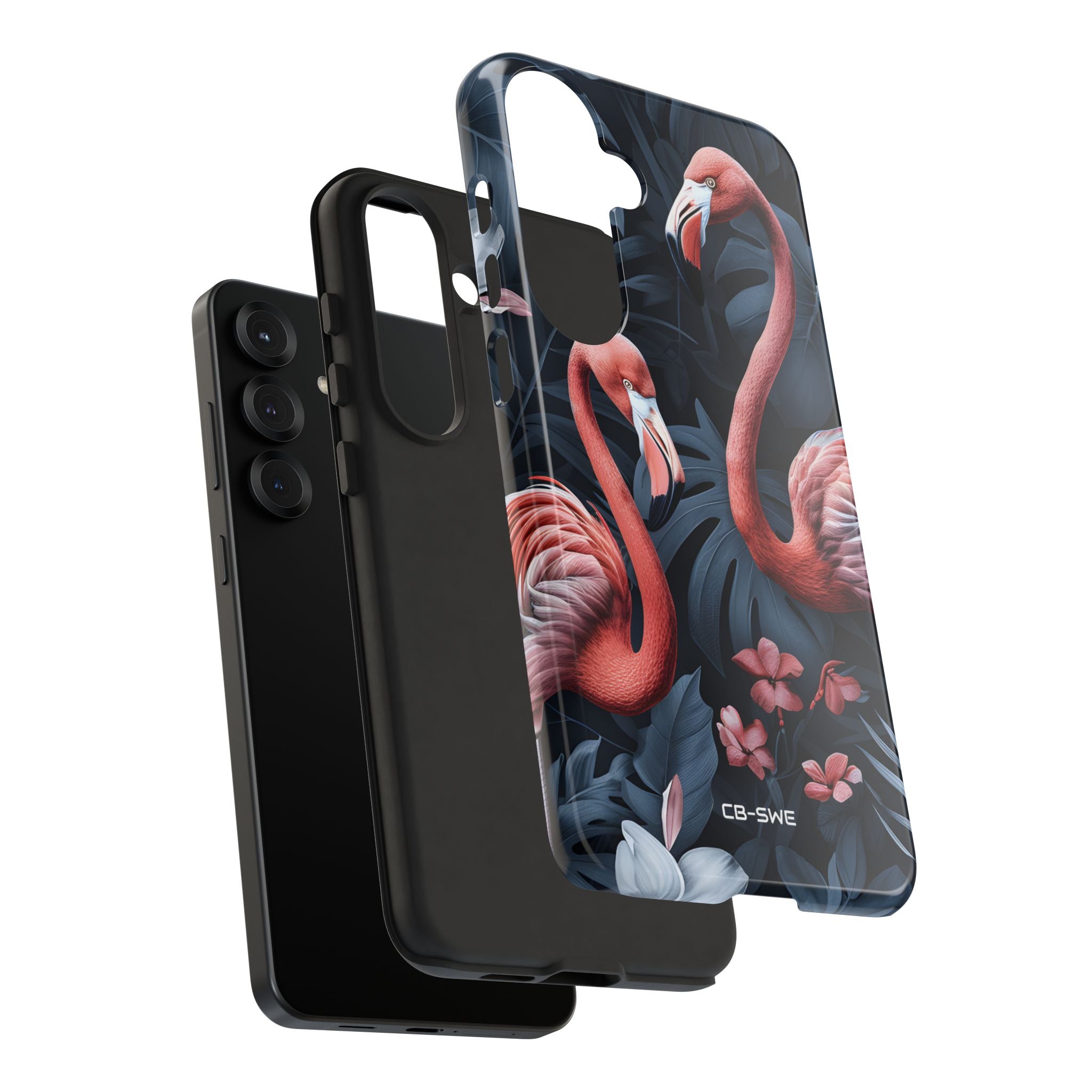 Flamingos Embrace Nature - Samsung Case