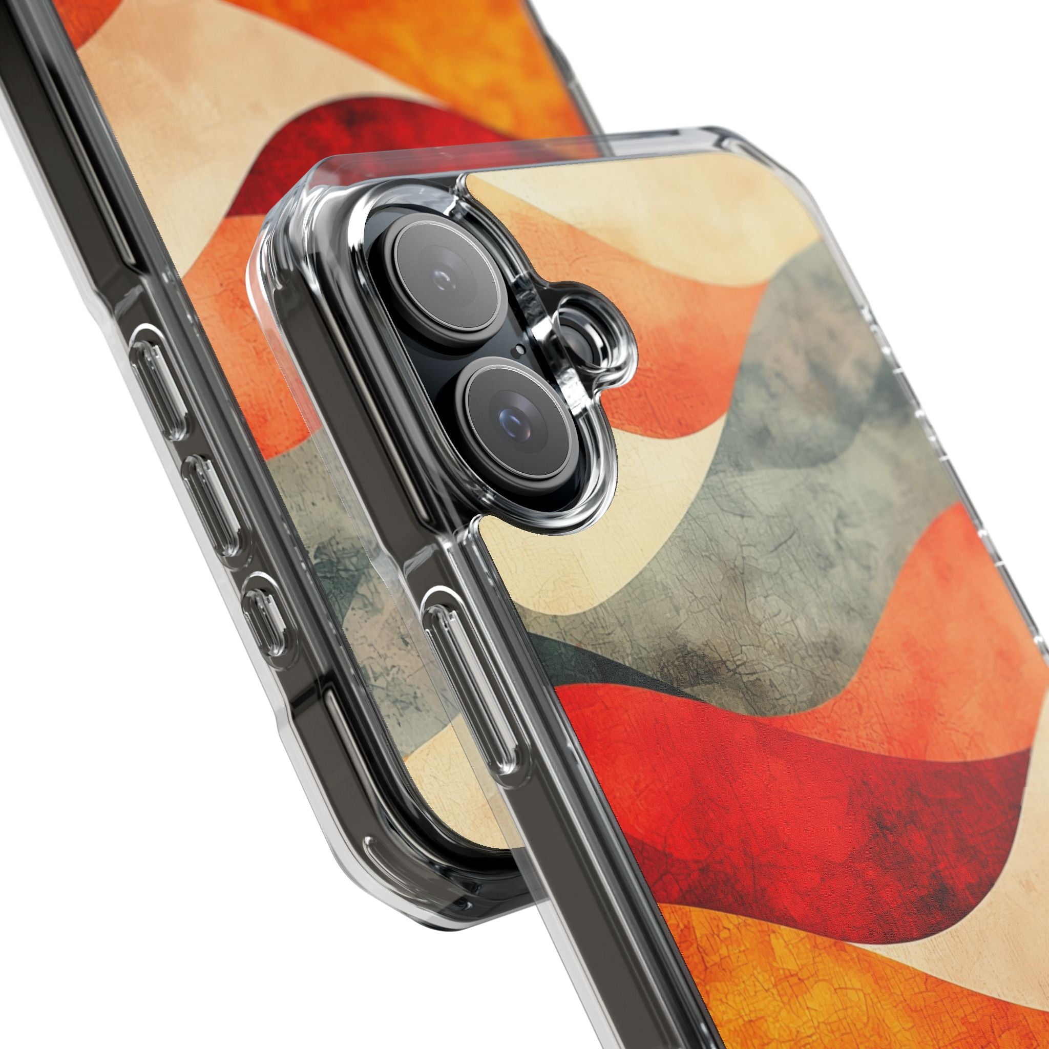 Cracked Wave Sunset iPhone 16 Plus Case - Impact