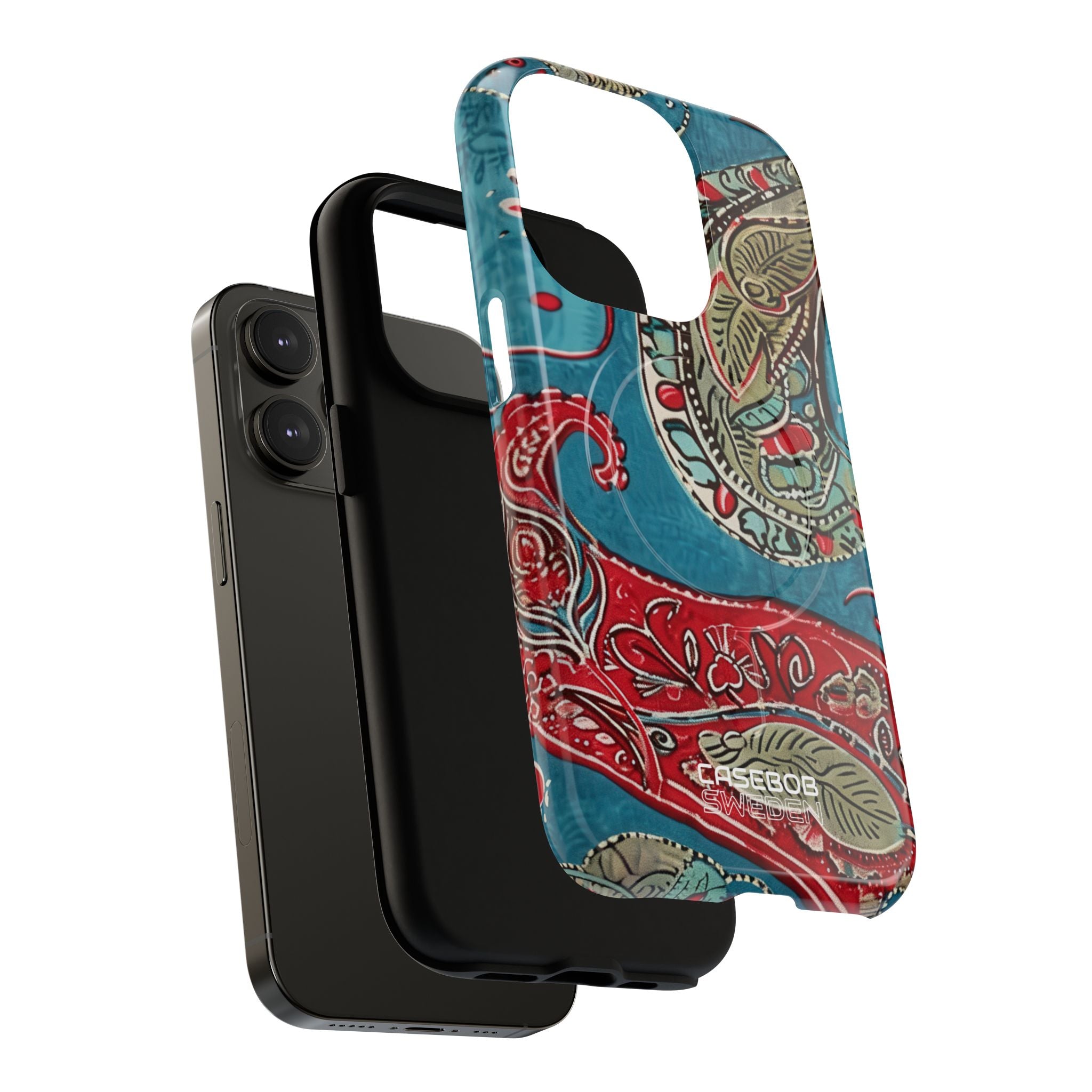 Paisley Floral Fusion iPhone 14 - Tough+