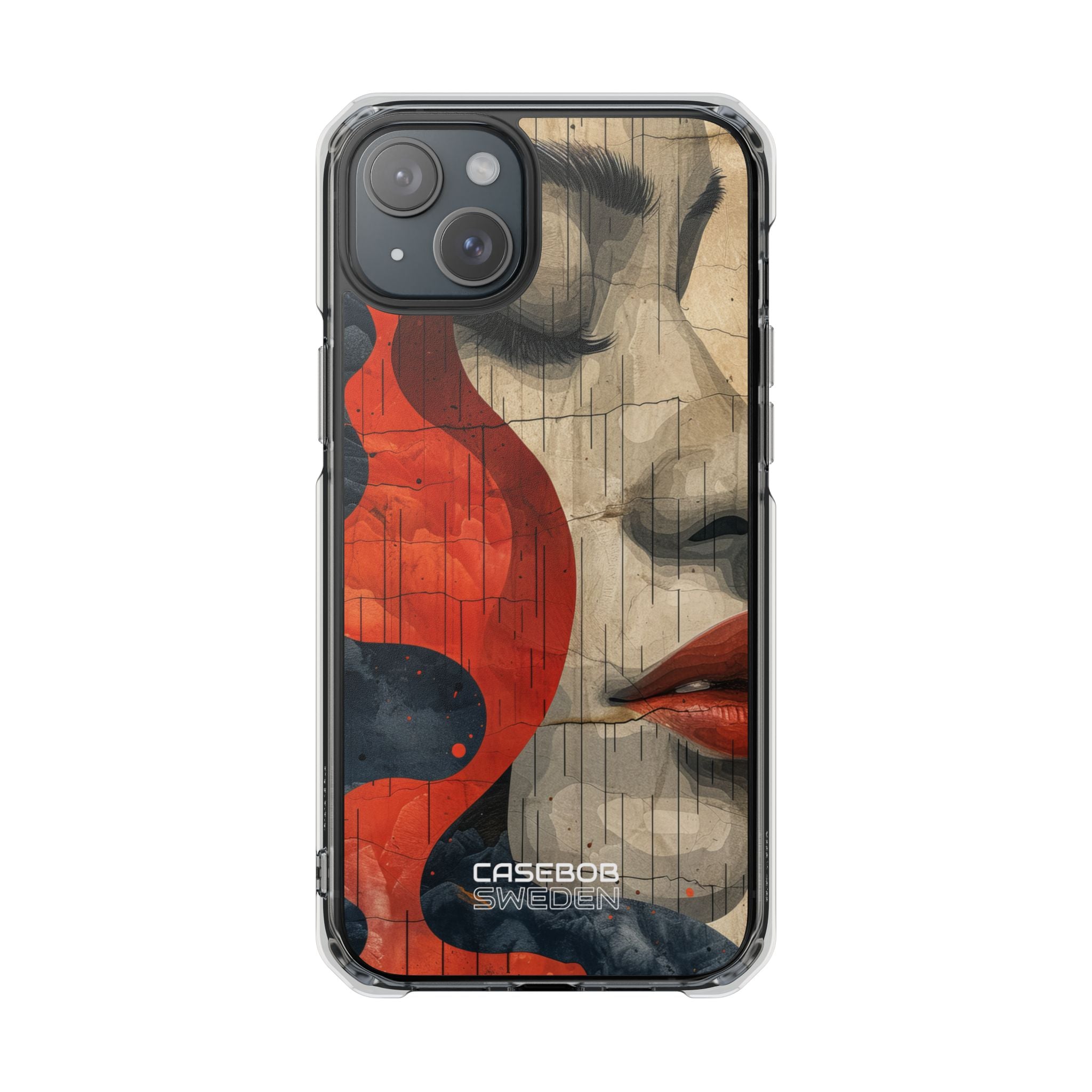 Crimson Flow Profile iPhone 15 - Impact Clear+