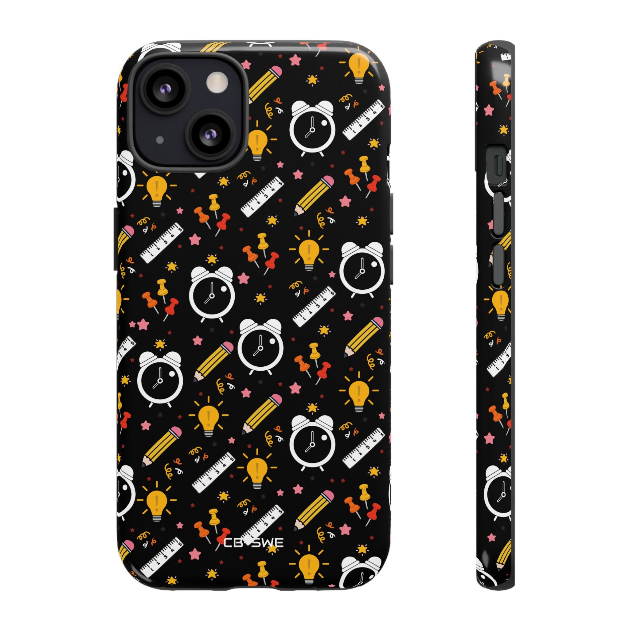 Bright Pencils Twirl - iPhone Case