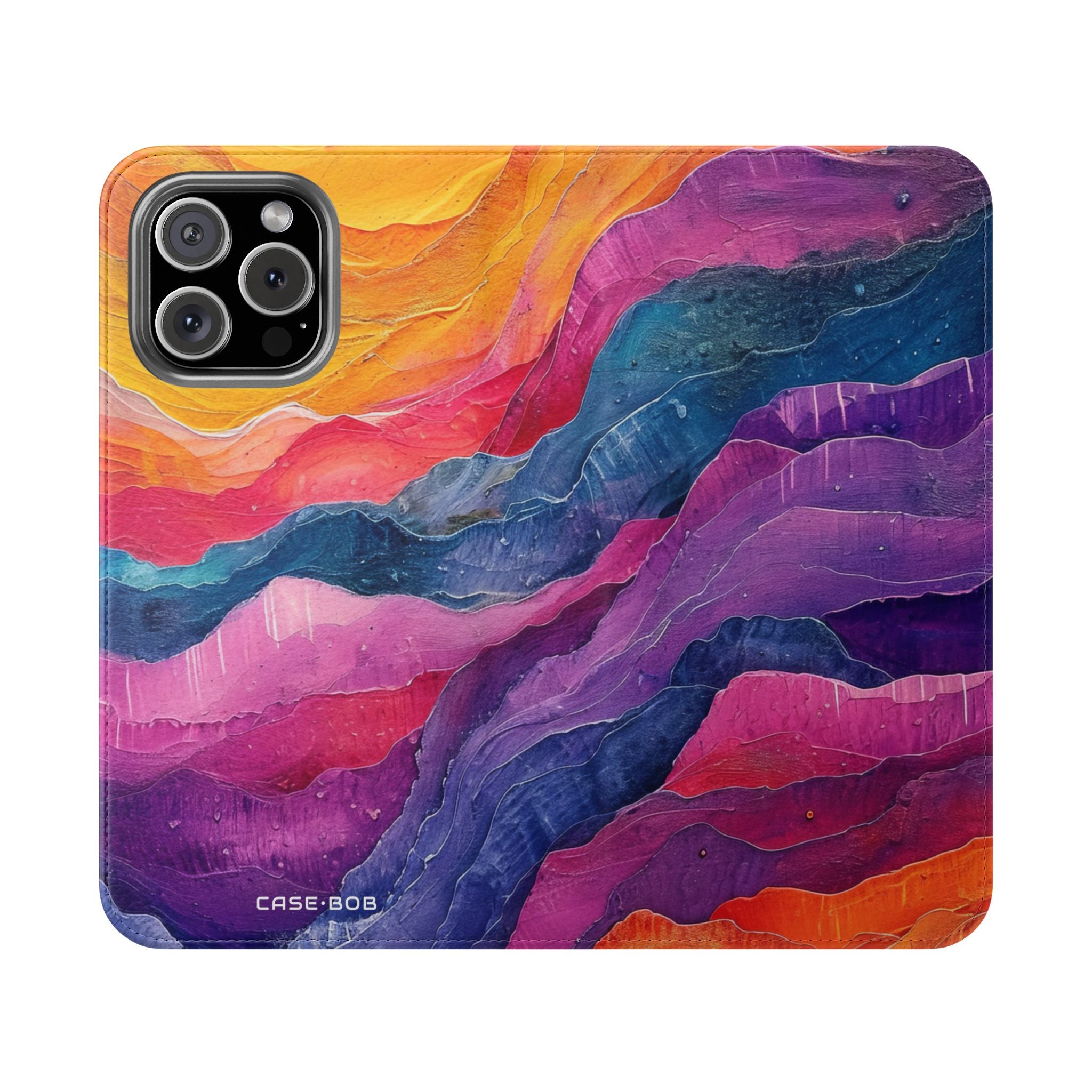 Golden Ridges - iPhone 16 Max Case - Lompakko