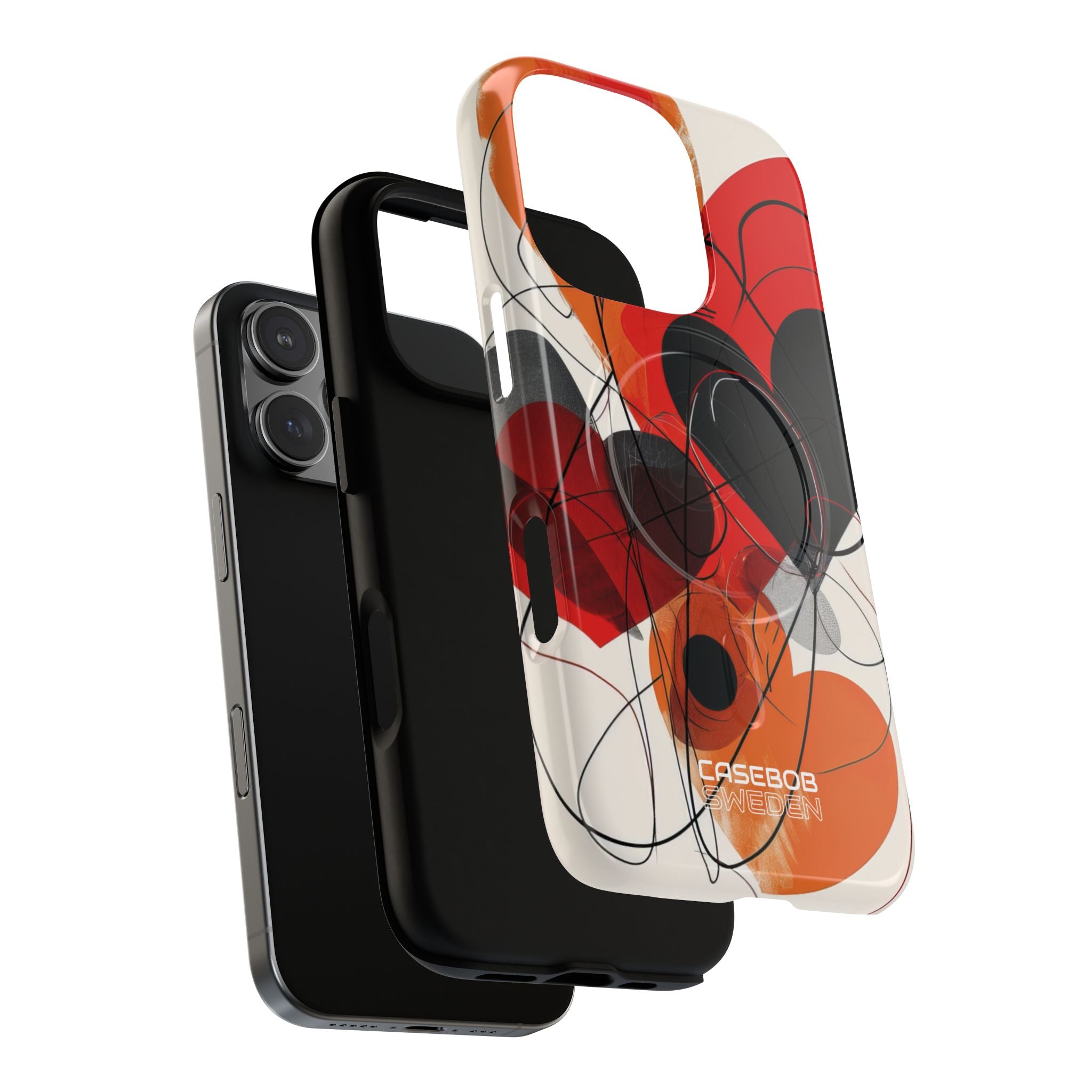 Crimson Motion Flow iPhone 16 - Tough+