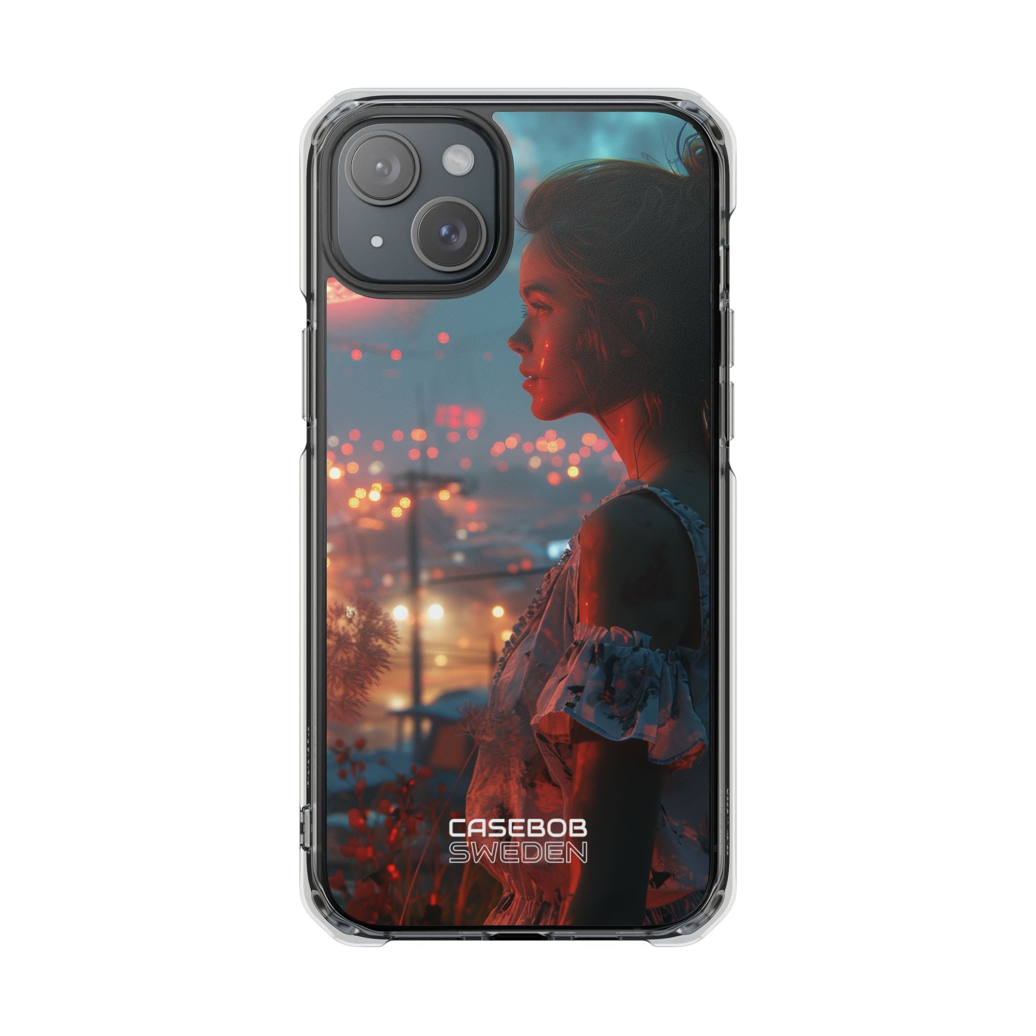 Moonlit Dreamscape Glow iPhone 15 - Impact Clear+