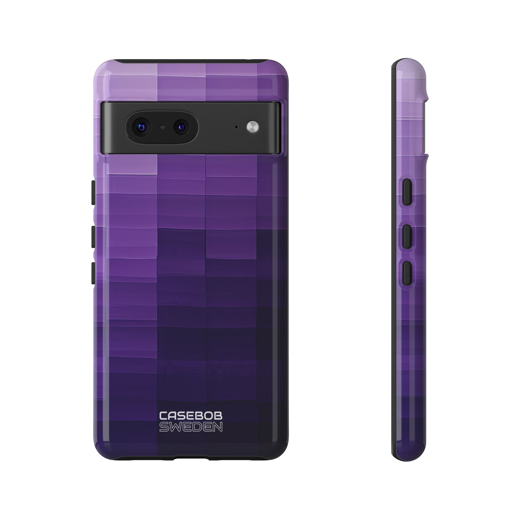 Purple Horizon Grid Google Pixel 7 - Tough