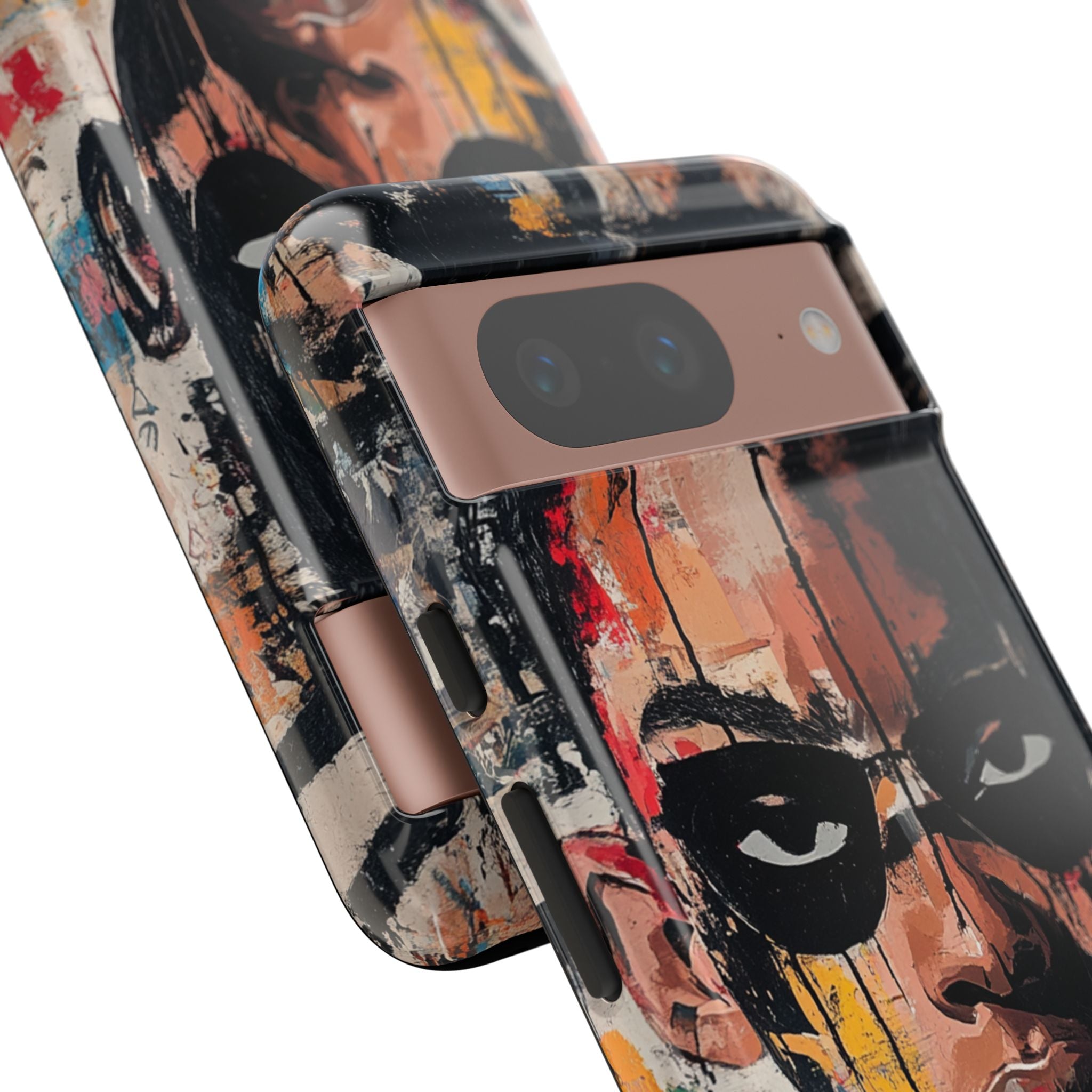 Masked Portrait Drips Google Pixel 8 Case - Tough