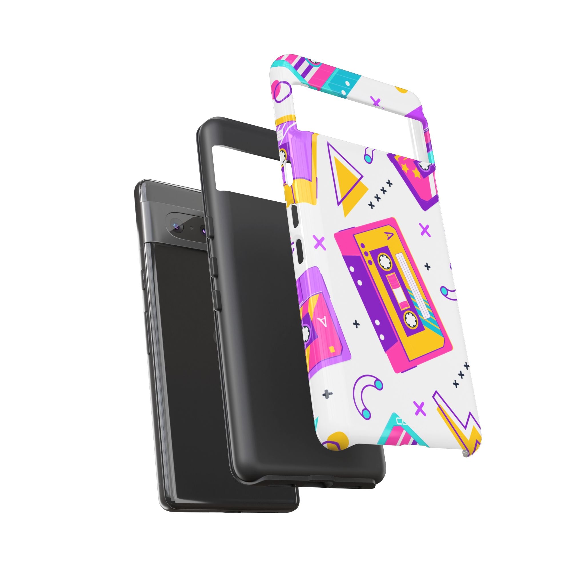 Retro Cassette Chaos - Google Pixel Case