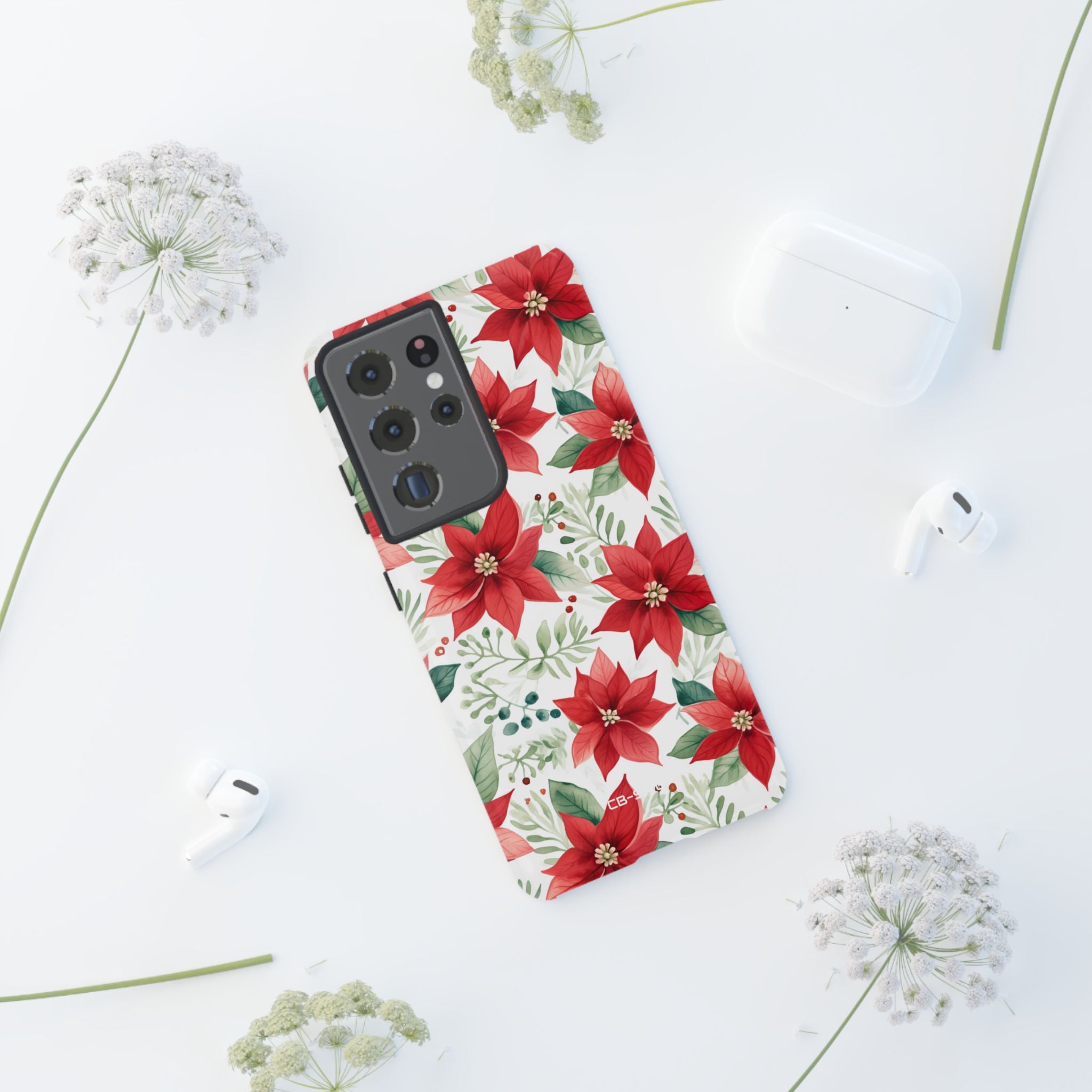 Poinsettias Bloom Bright - Samsung Case
