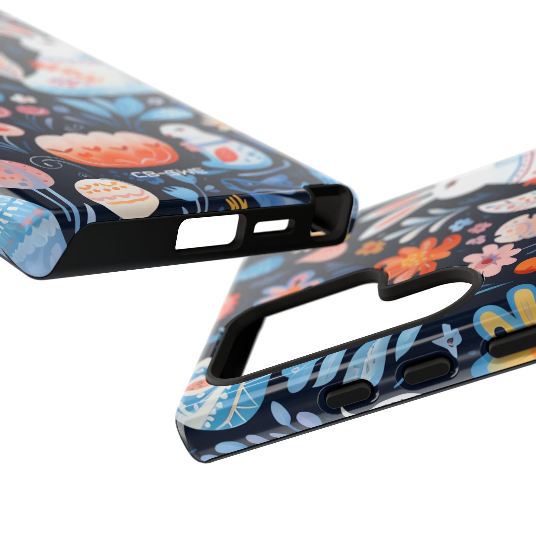 Bunnies Play Among Flowers - Samsung Case