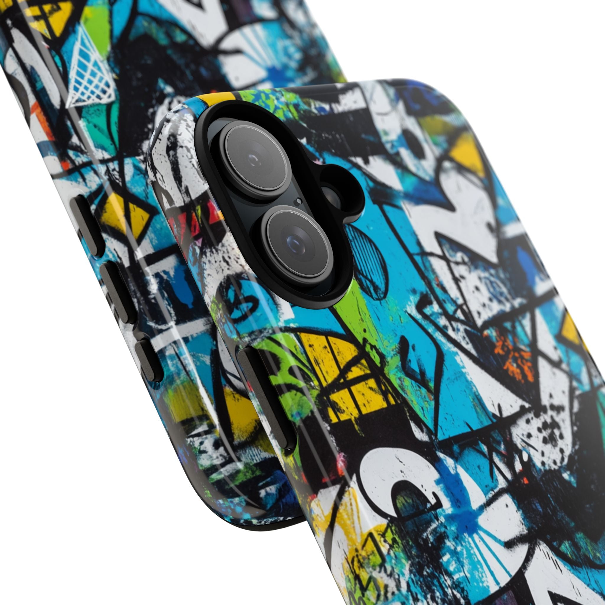 Jagged Spectrum iPhone 16 Plus Case - Tough