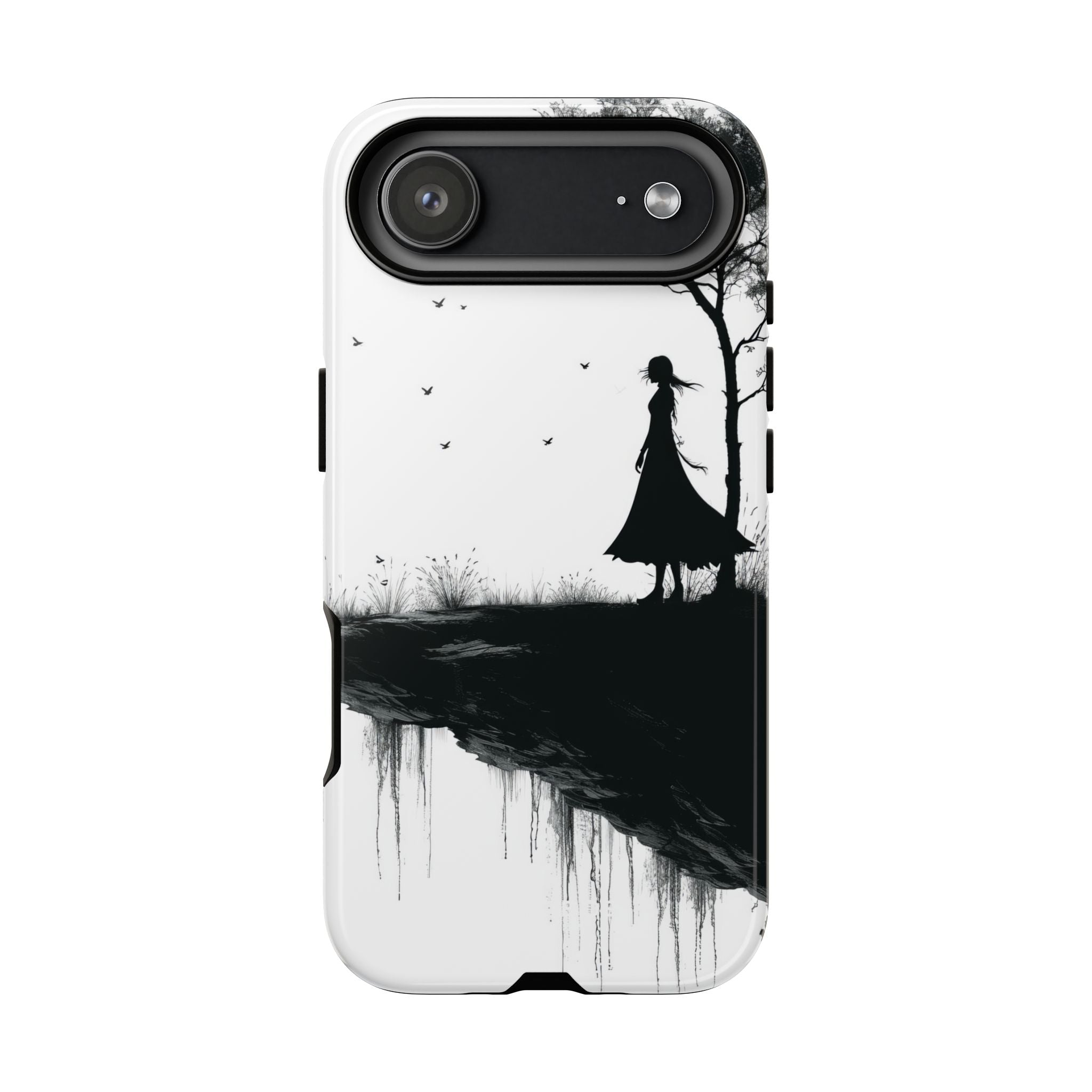 Cliffside Silhouette iPhone 17 Air Case - Tough
