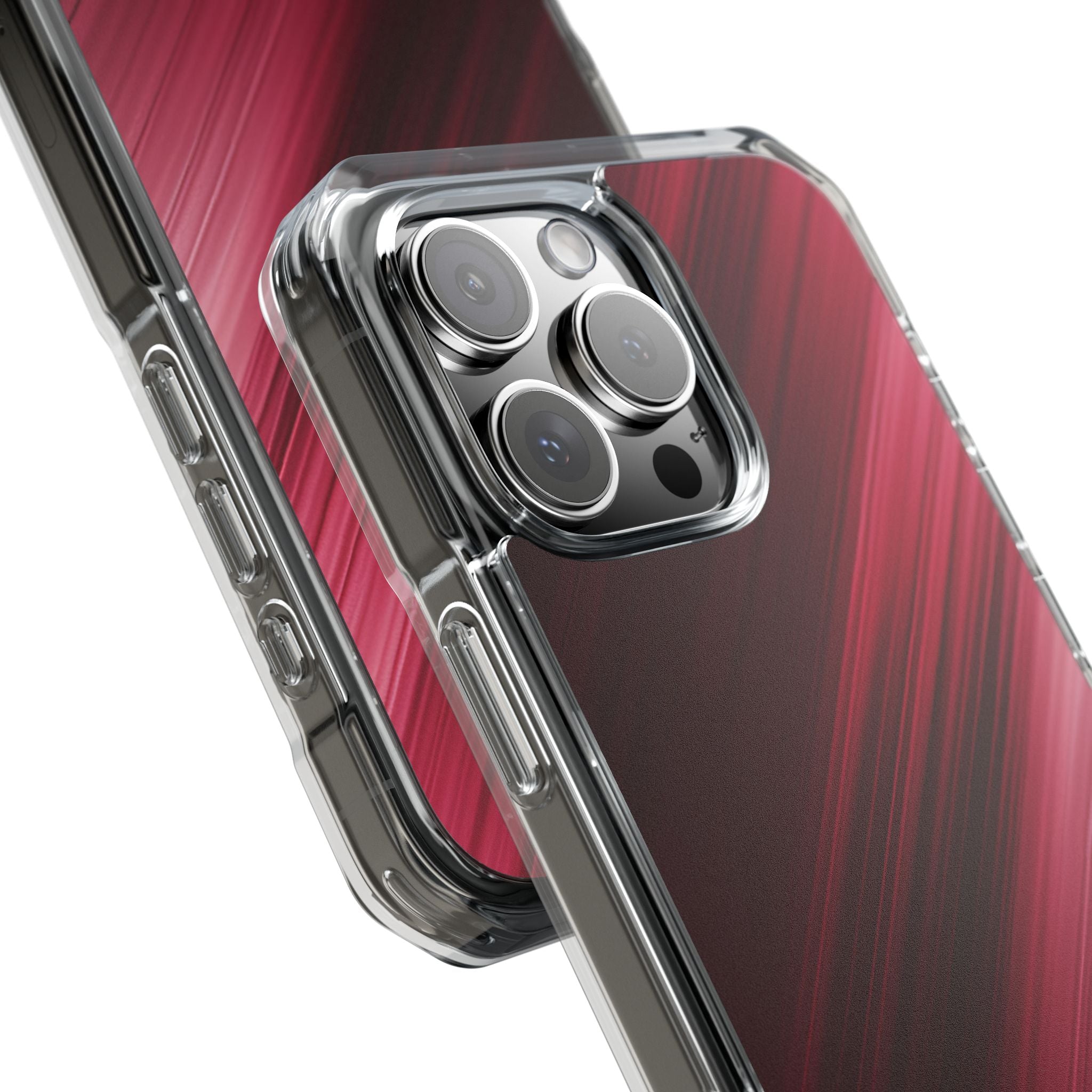 Crimson Drift Motion iPhone 16 - Impact Clear+