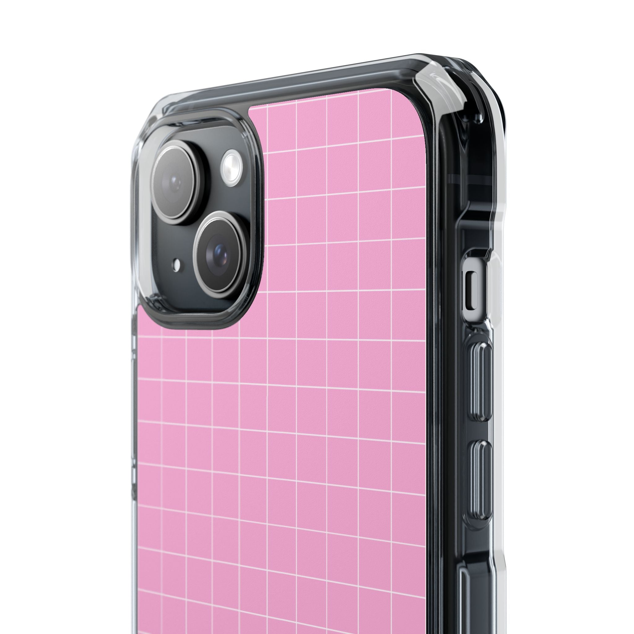 Pink Squares Align iPhone Case - Impact