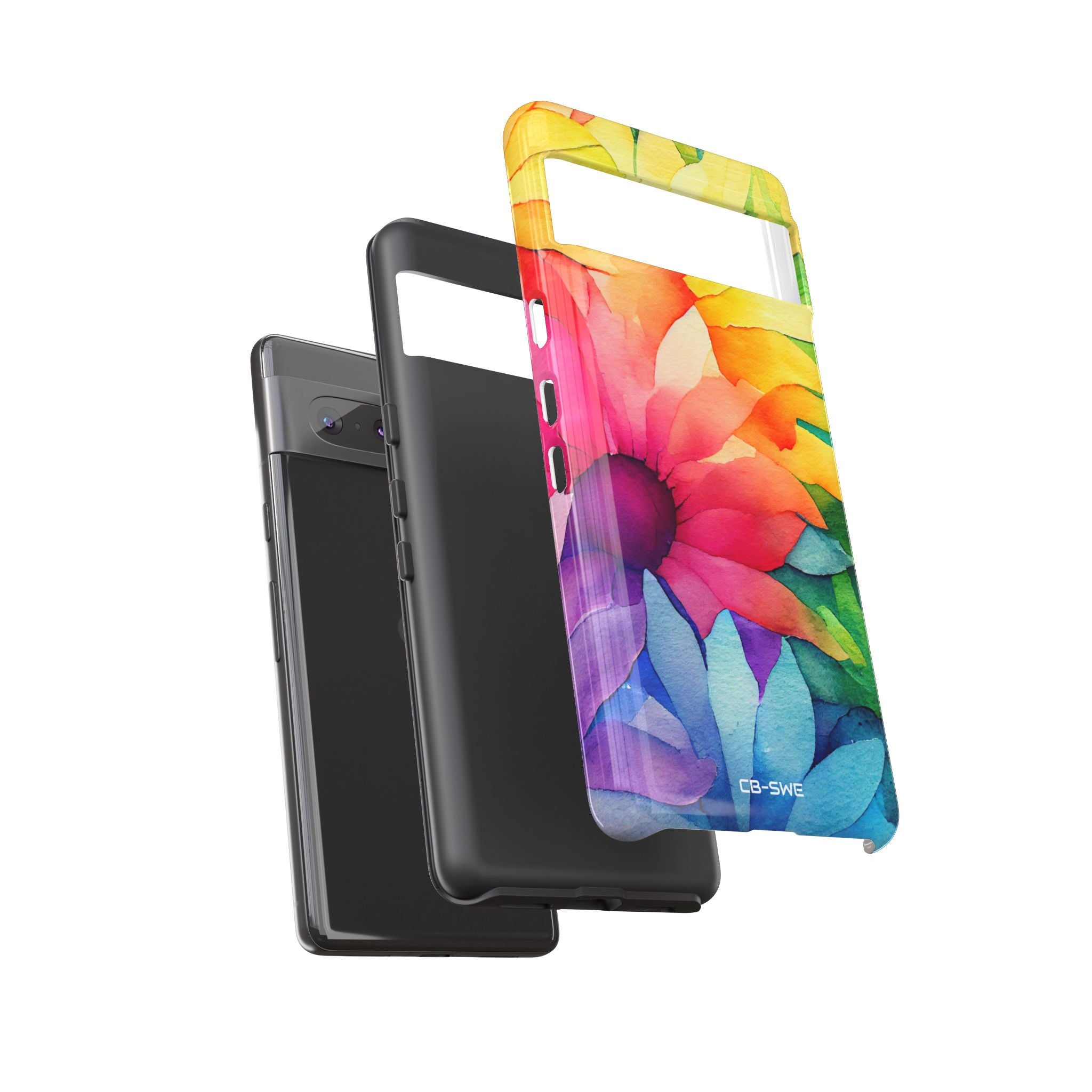 Vibrant Floral Symphony - Google Pixel Case