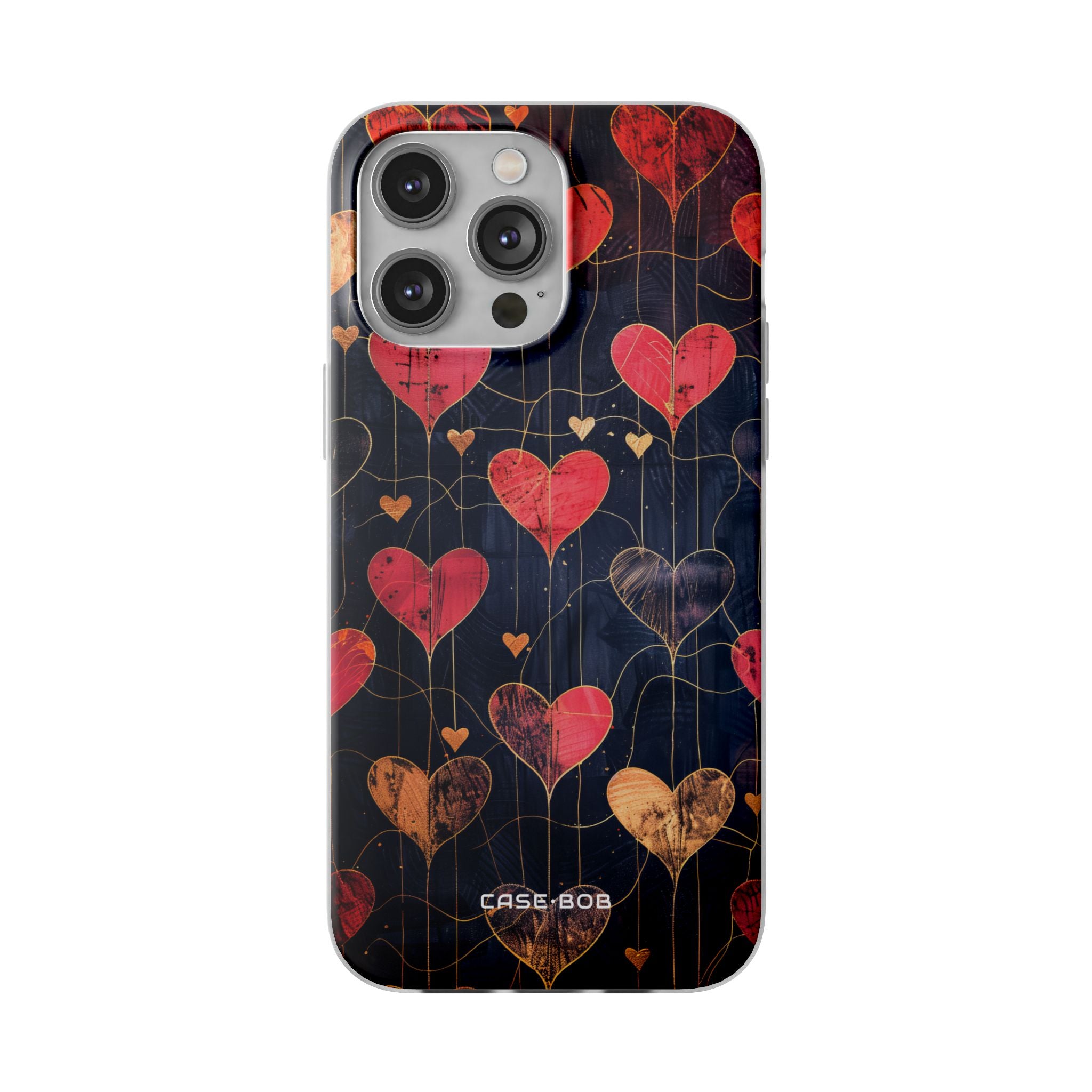 Golden Hearts Network iPhone 14 Pro Max Case - Soft