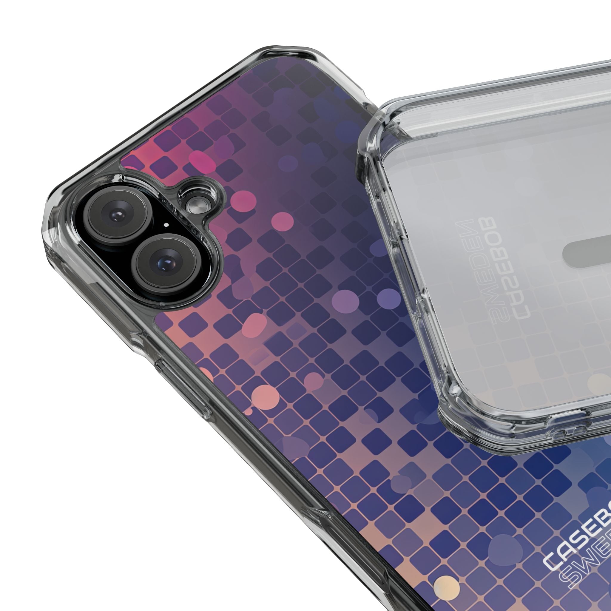 Vibrant Pixel Bloom iPhone 16 - Impact Clear+