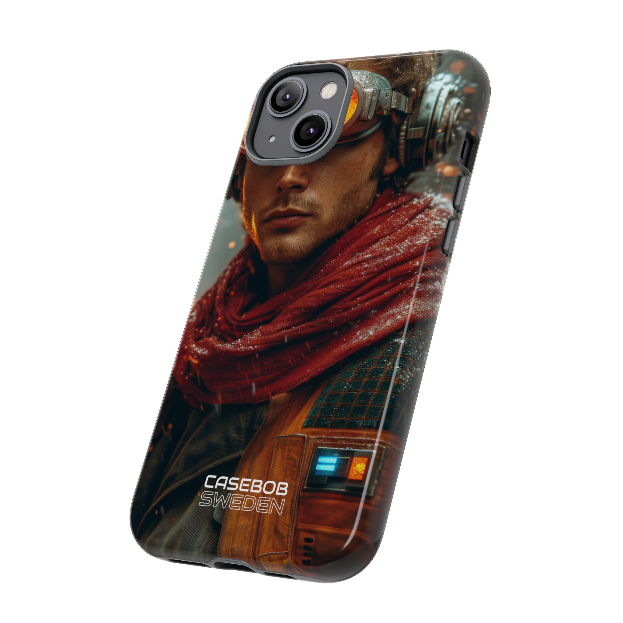 Futuristic Steampunk Explorer iPhone 14 - Tough