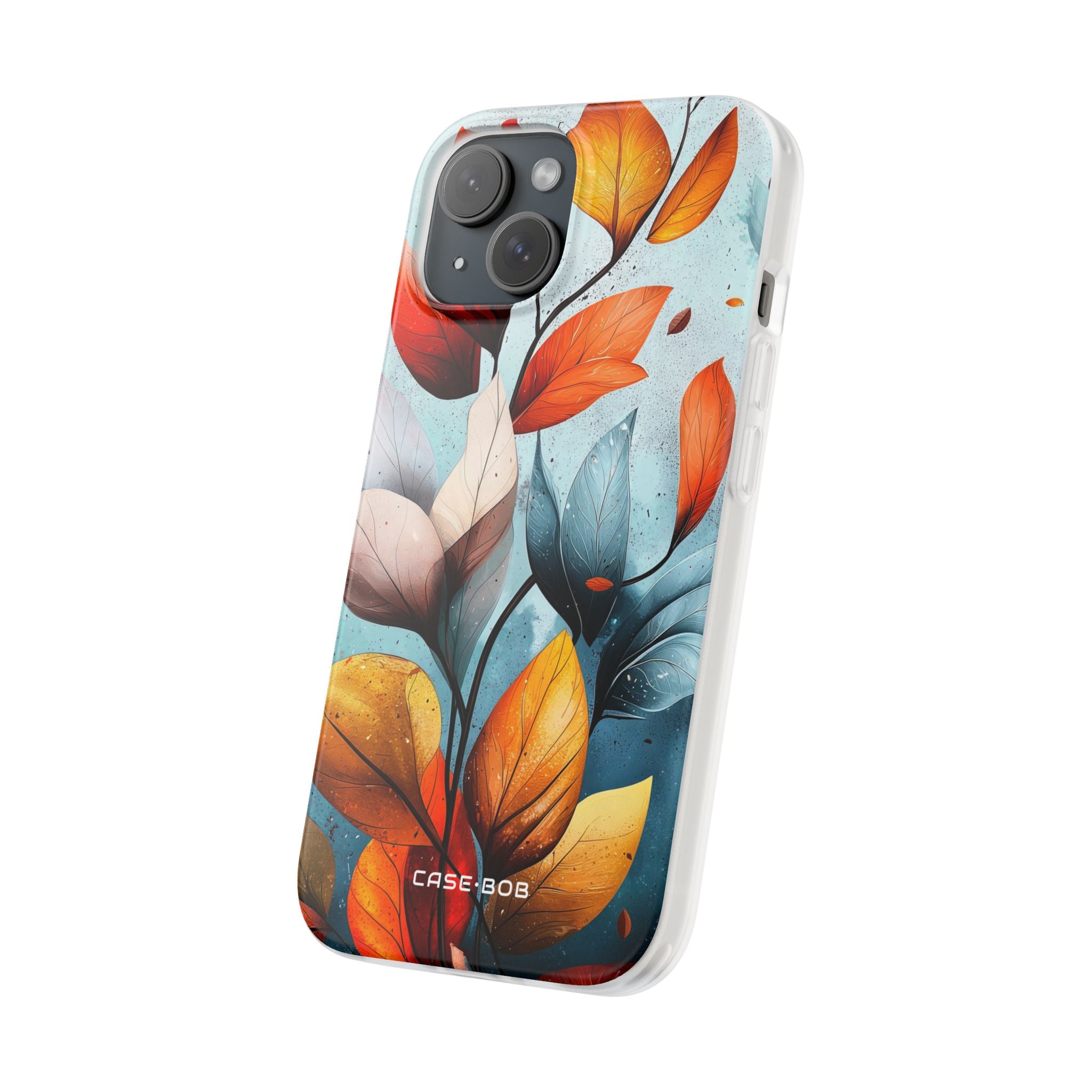 Crimson Veins iPhone 15 Case - Soft