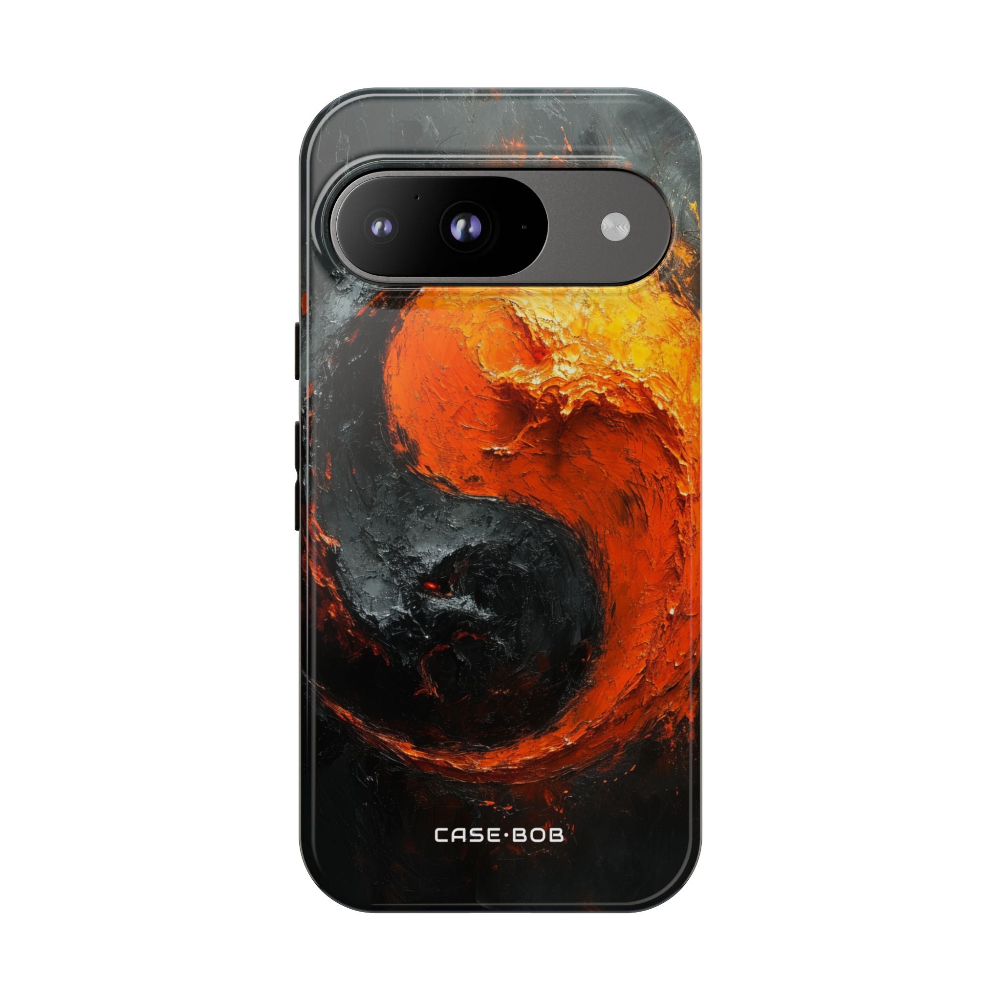 Molten Yin-Yang Google Pixel 9 Case - Tough