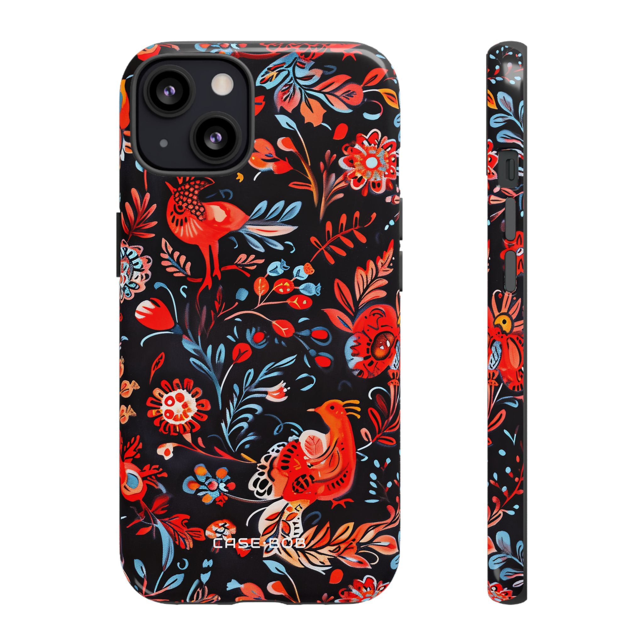 Vivid Birdscape iPhone 13 Case - Tough