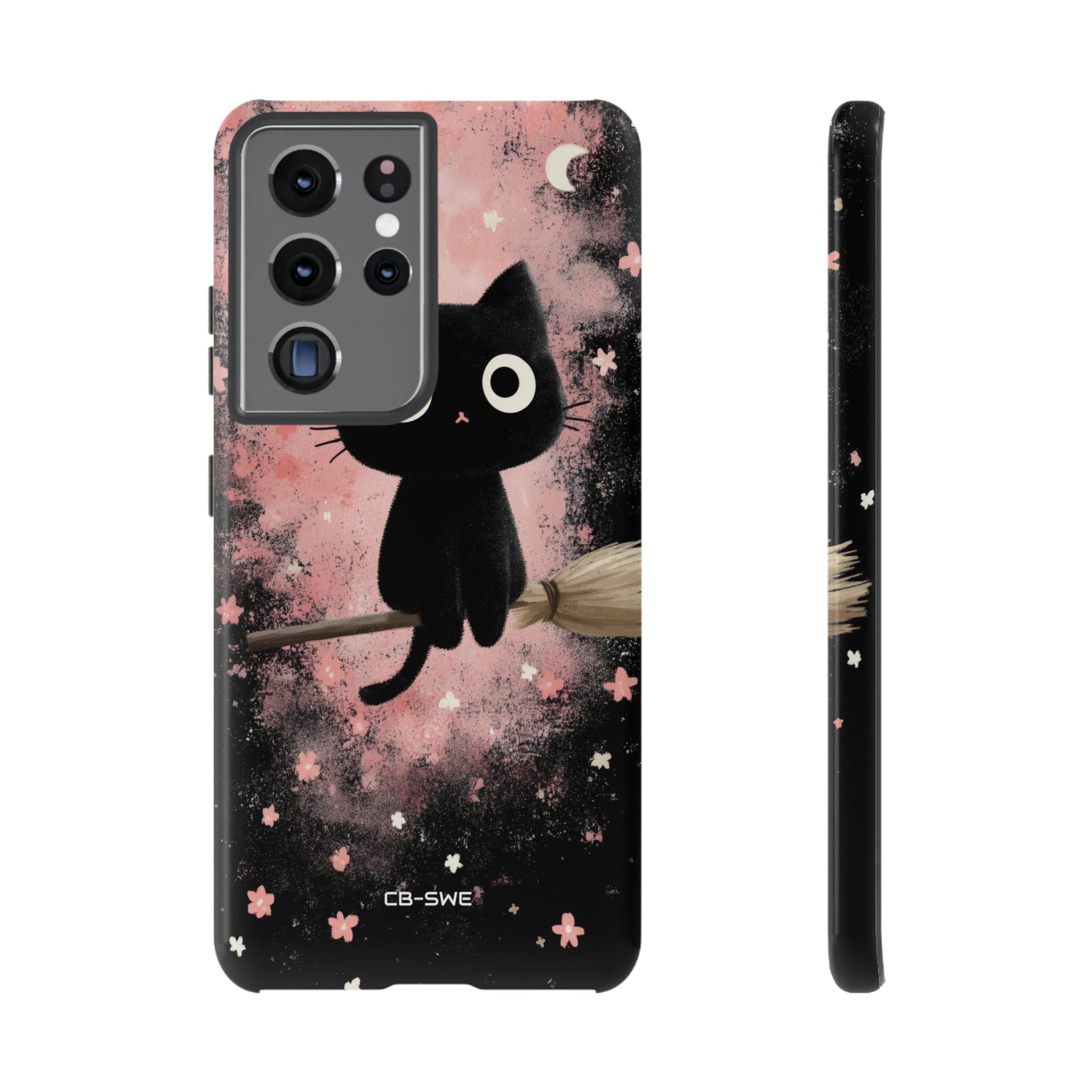 Whimsical Cat Soars - Samsung Case