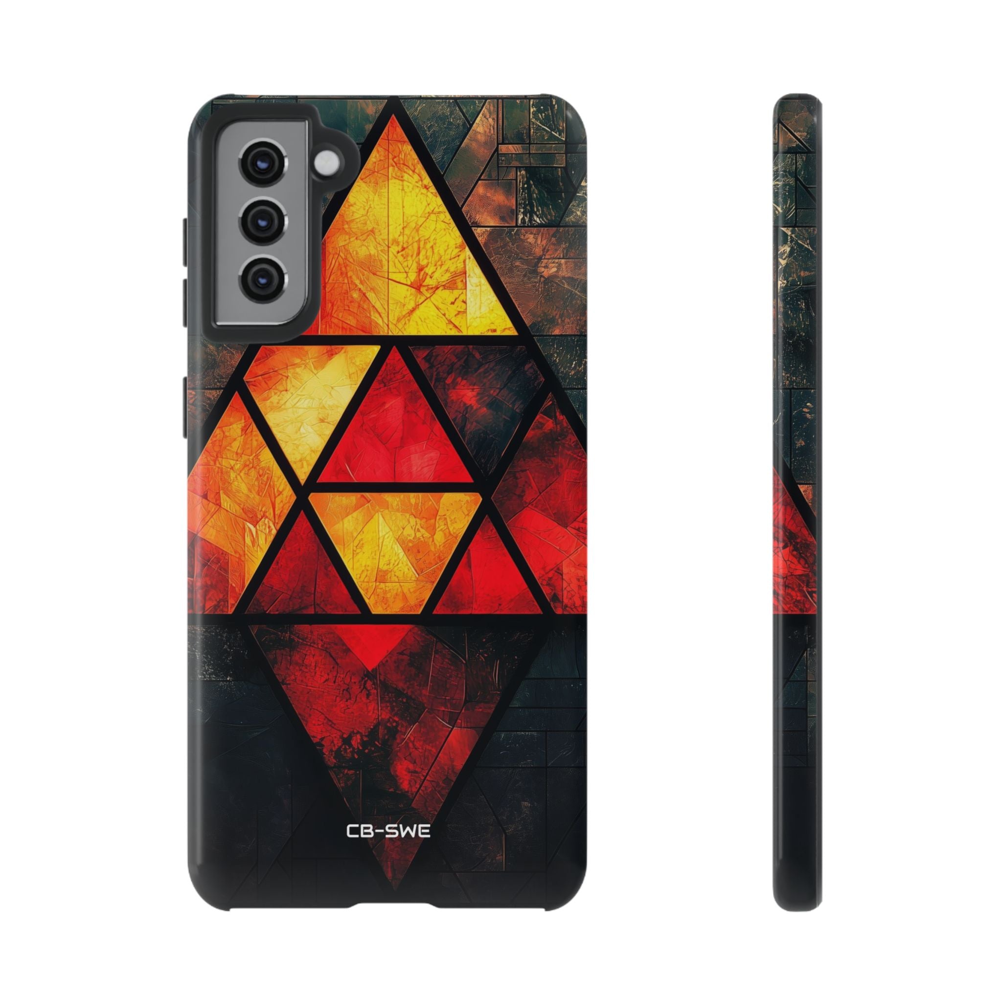 Triangles Illuminate Warmth - Samsung Case