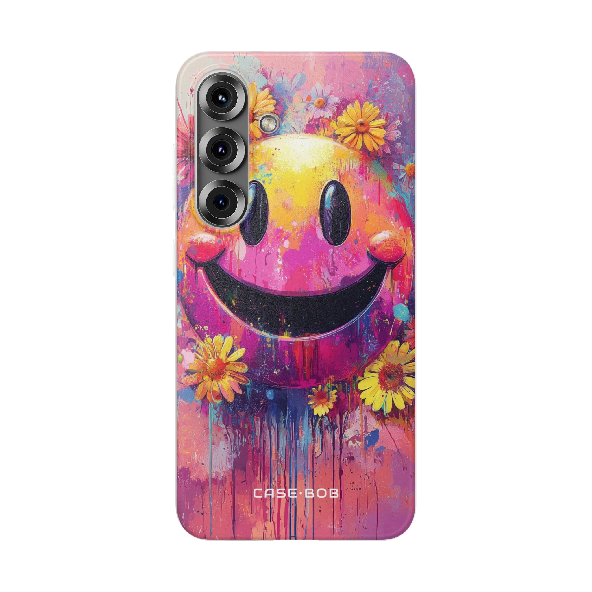 Smiley Bloom Samsung S25 Case - Soft