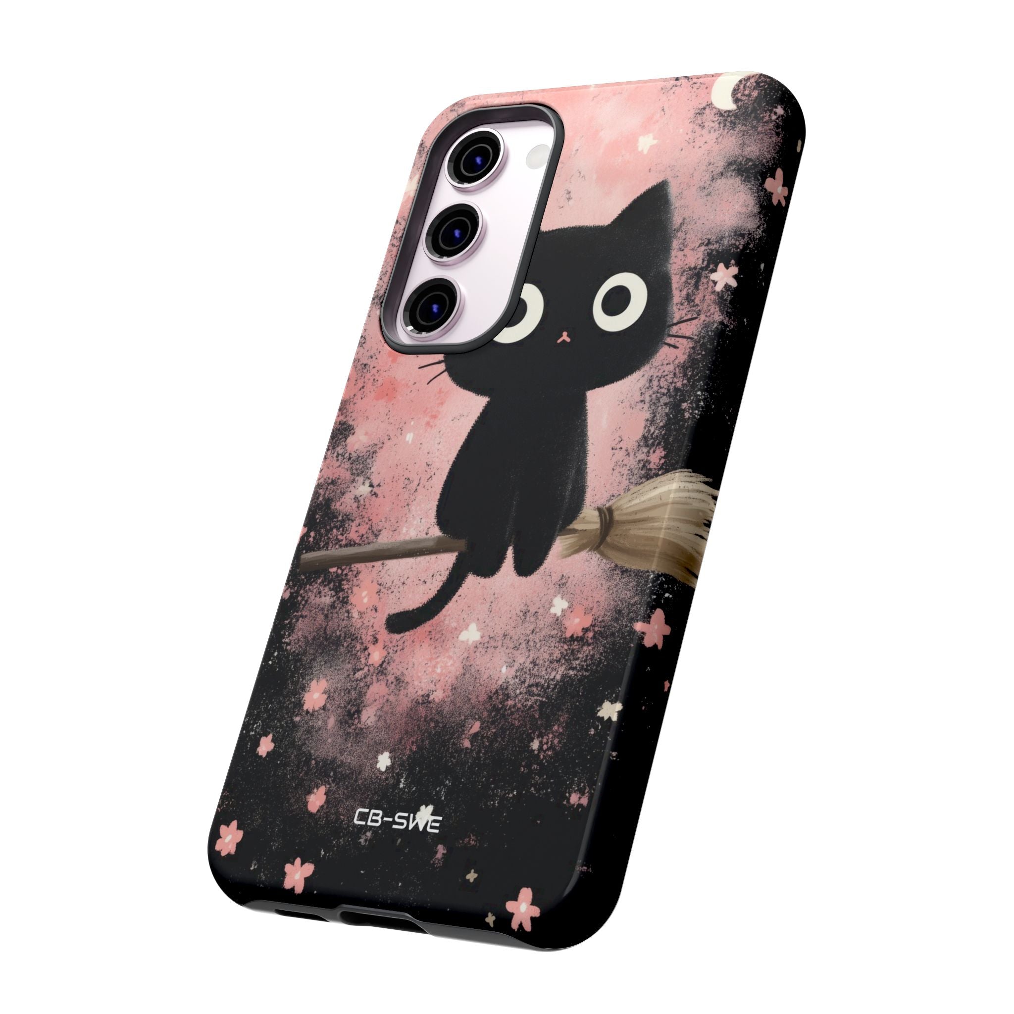 Whimsical Cat Soars - Samsung Case